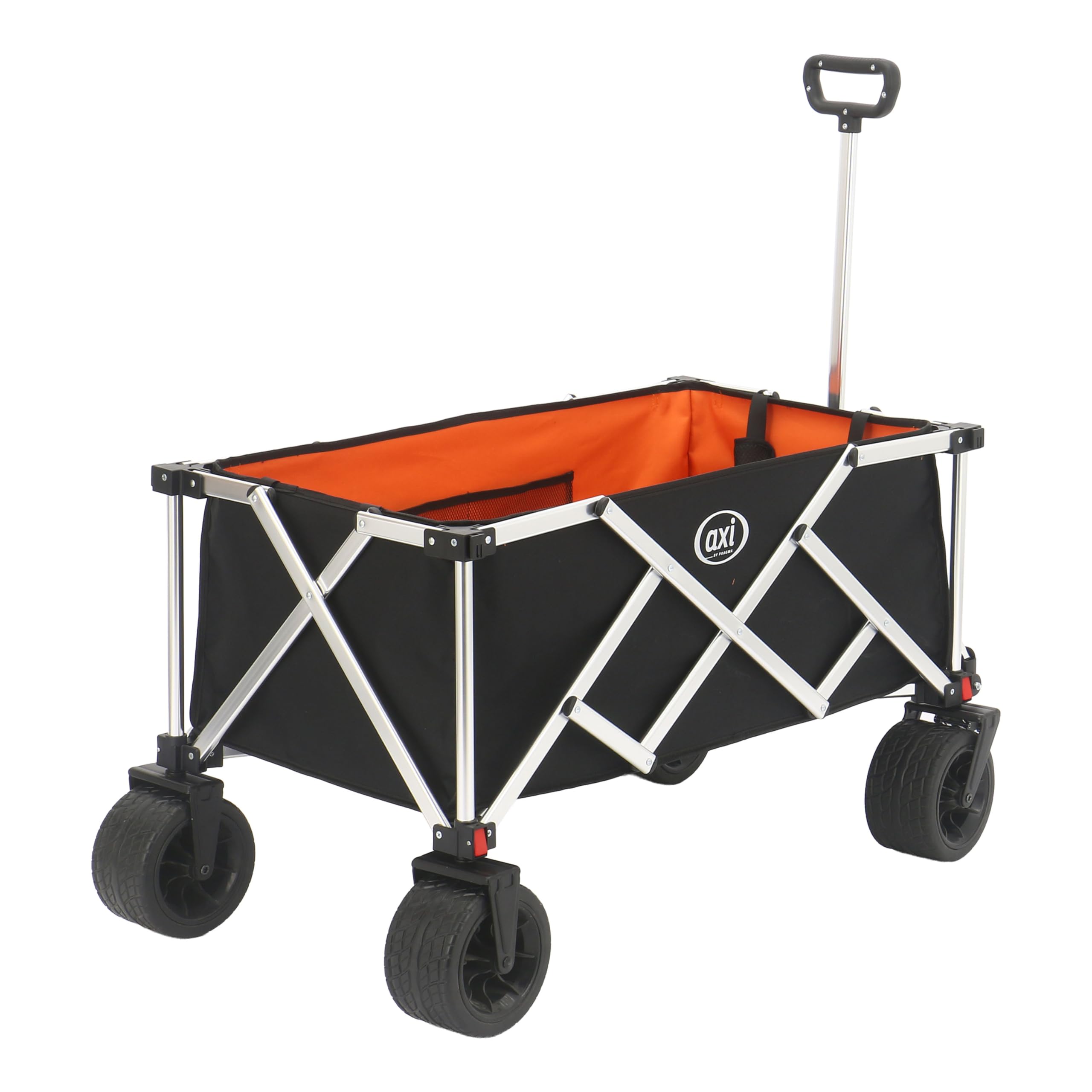 axi-classic-sb151-bollerwagen-faltbar-schwarz-orange-130-l image 2