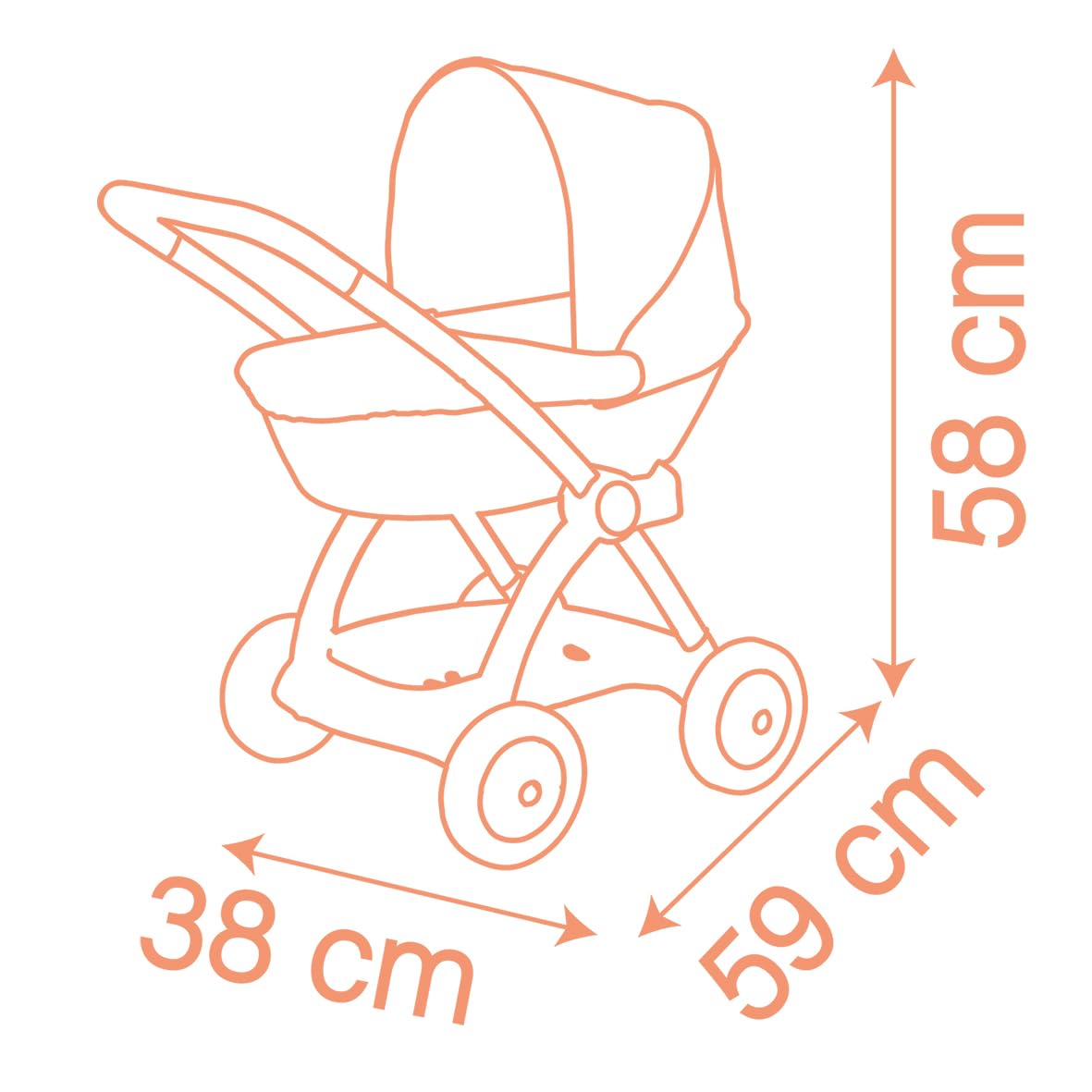 smoby-baby-nurse-puppenwagen-f-r-42-cm-puppen-mit-metallrahmen image 6