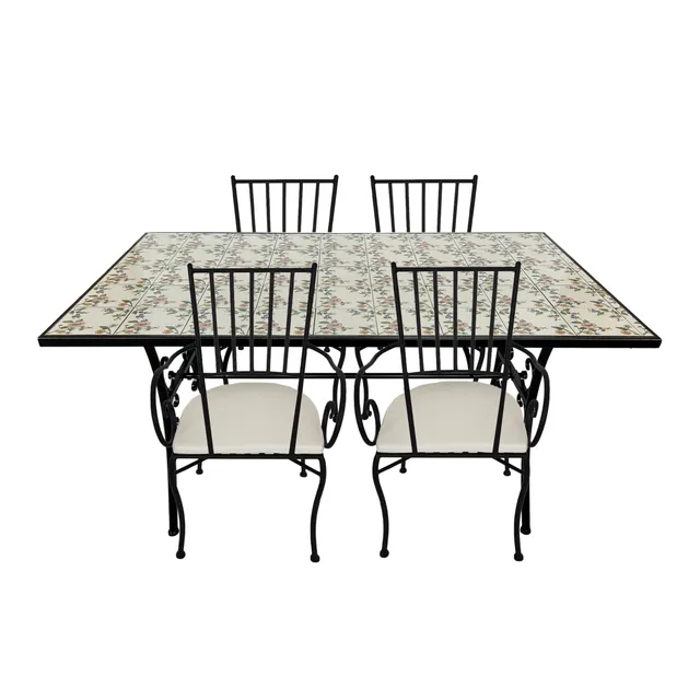 axi-leonie-bistroset-5-teilig-mosaik-rosa-garten image 1