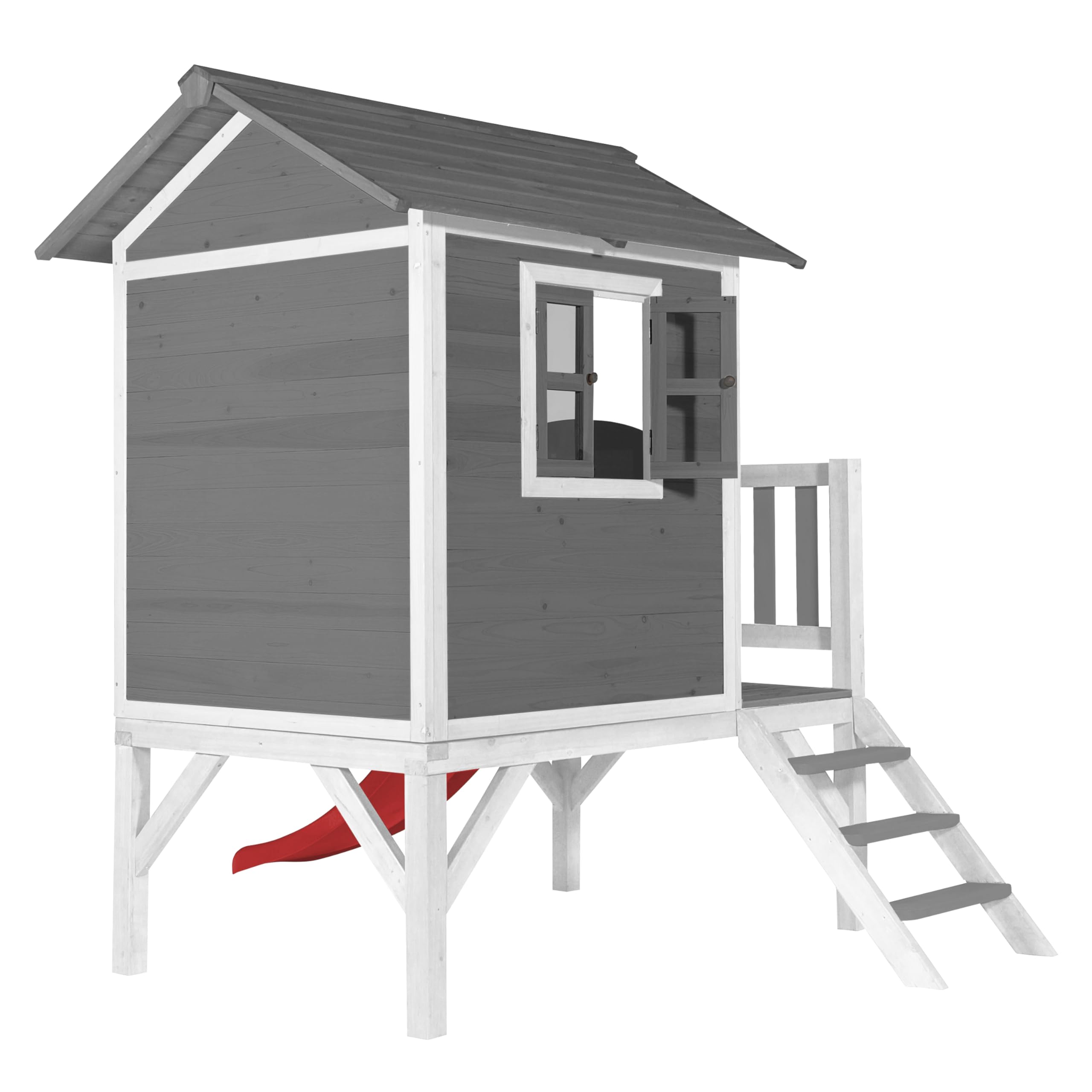 axi-beach-lodge-xl-stelzenhaus-holz-mit-roter-rutsche image 5
