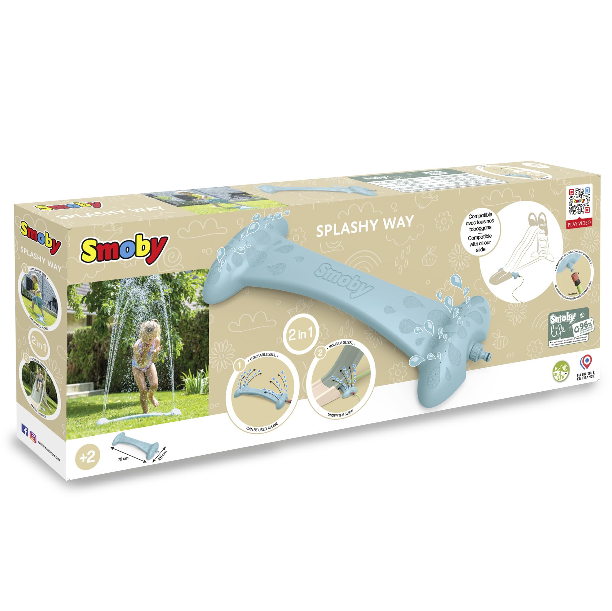 smoby-life-splashy-way-wassersprinkler-recycled-ab-2-jahre image 6