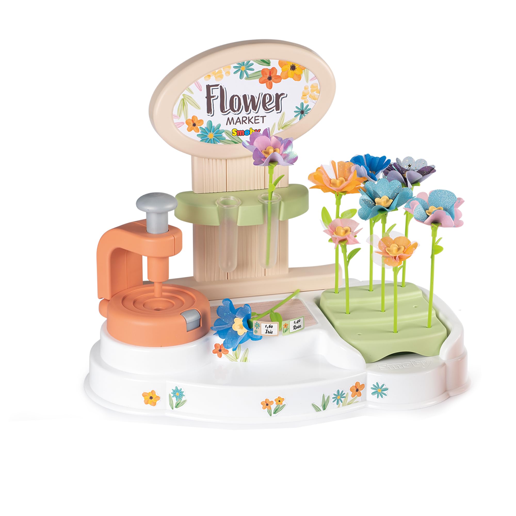 smoby-flower-market-kreativ-set-stoff-blumen-ab-3-jahre image 1