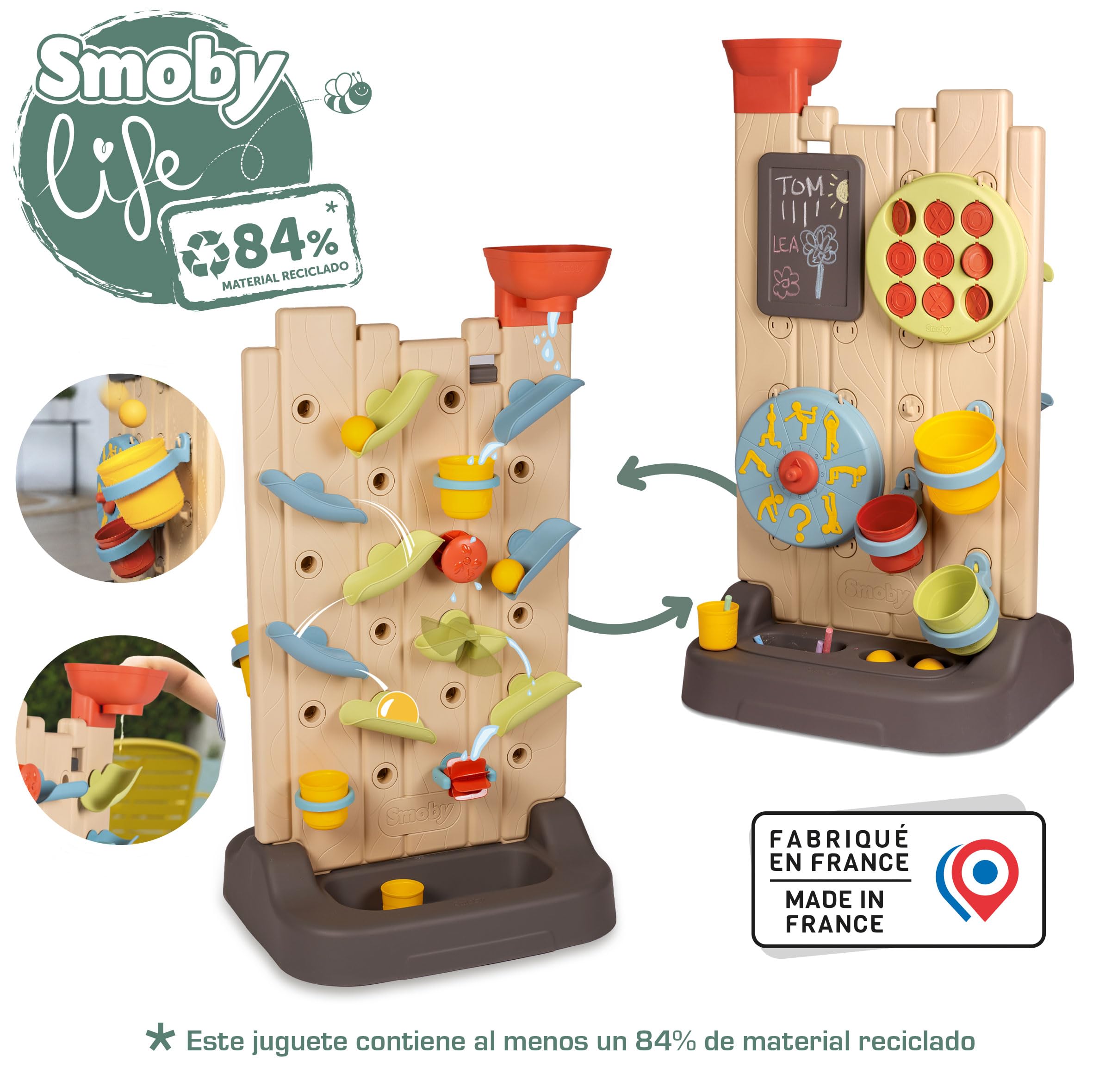 smoby-life-activity-wall-spielwand-recycled-29-tlg-ab-2-jahre image 2