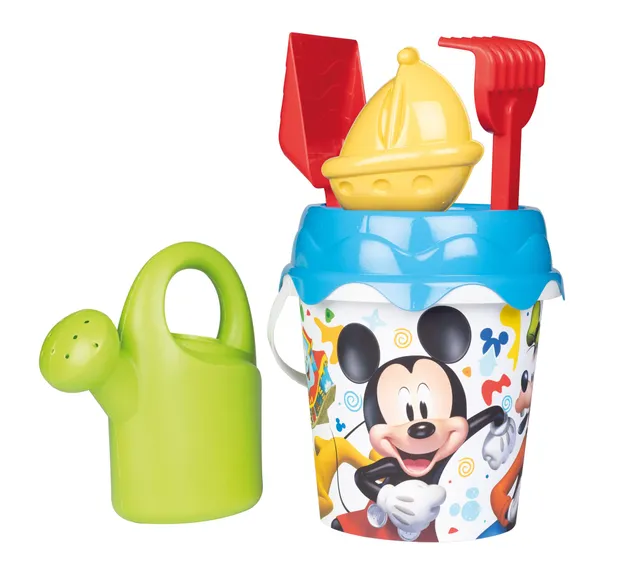 smoby-mickey-mouse-eimer-strandset-mit-gie-kanne-17-cm image 1