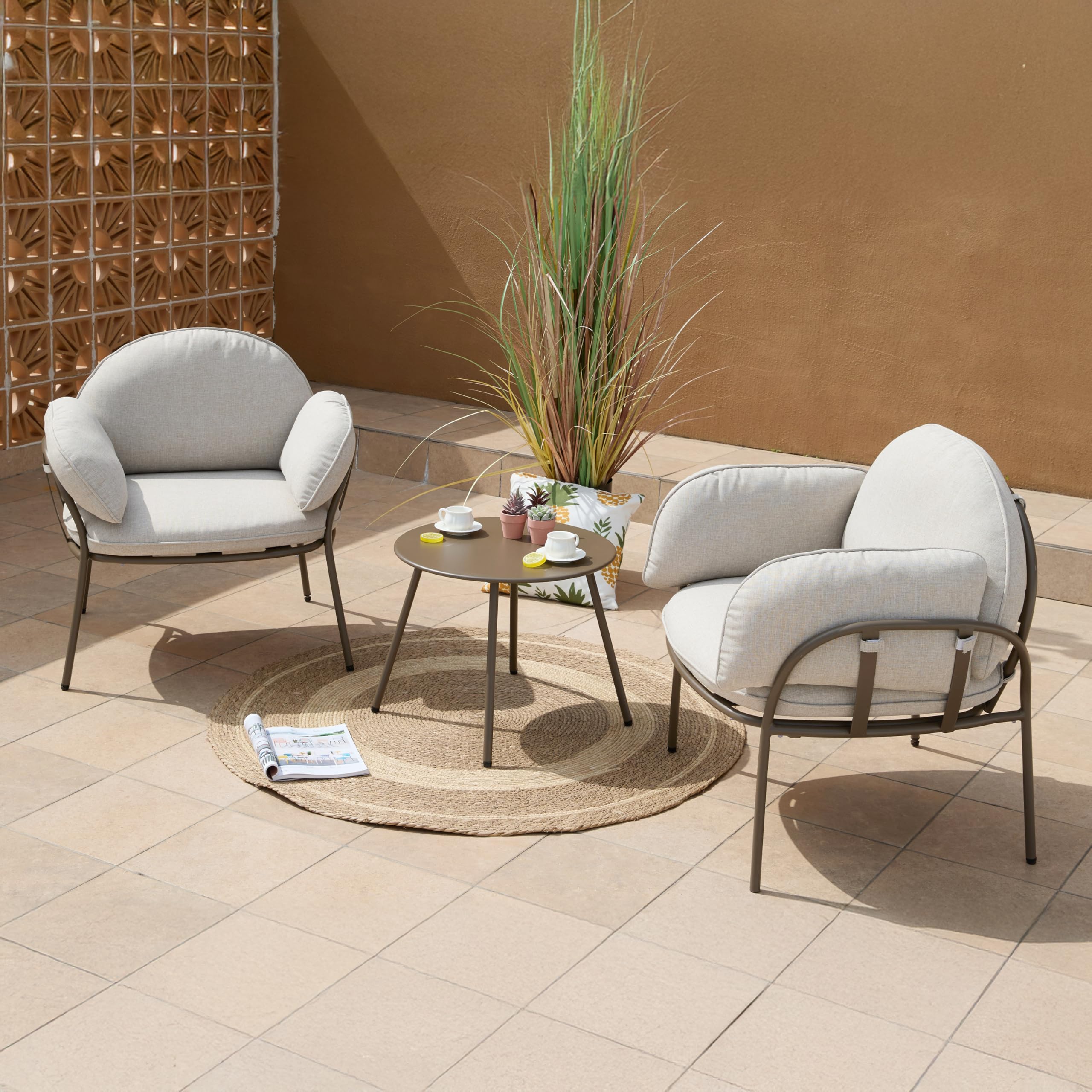 axi-ziva-lounge-set-beige-3-tlg-mit-kissen-2-personen image 4