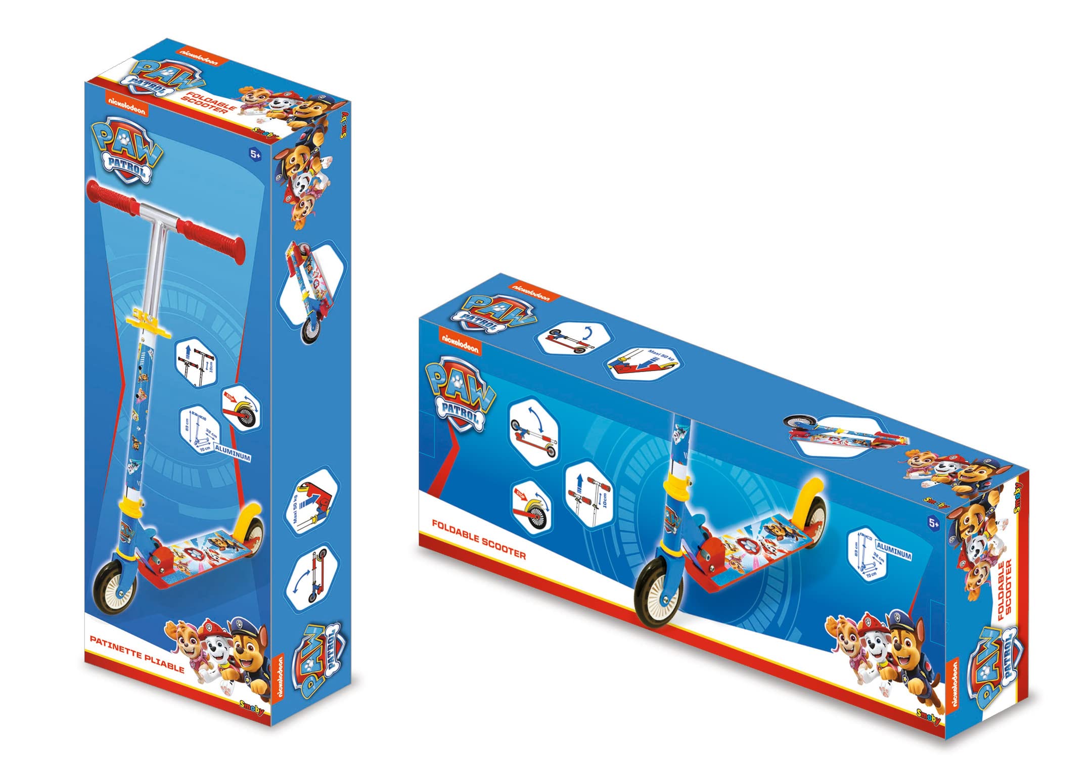 smoby-paw-patrol-roller-klappbar-mit-bremse image 3
