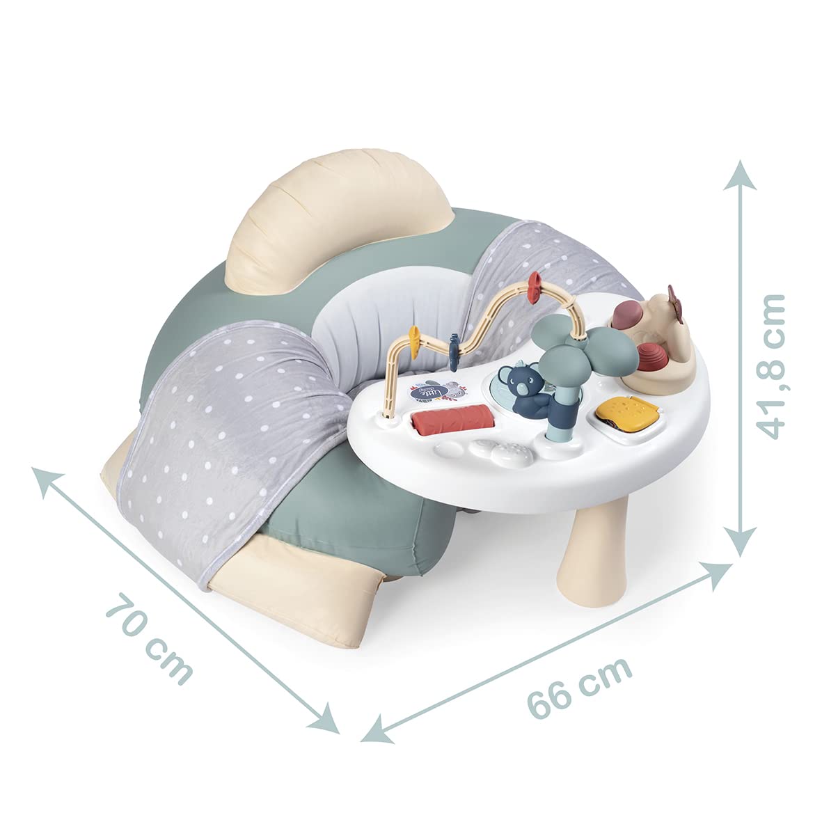 smoby-little-smoby-babysitz-mit-spieltisch-aufblasbar-ab-6-monate image 6