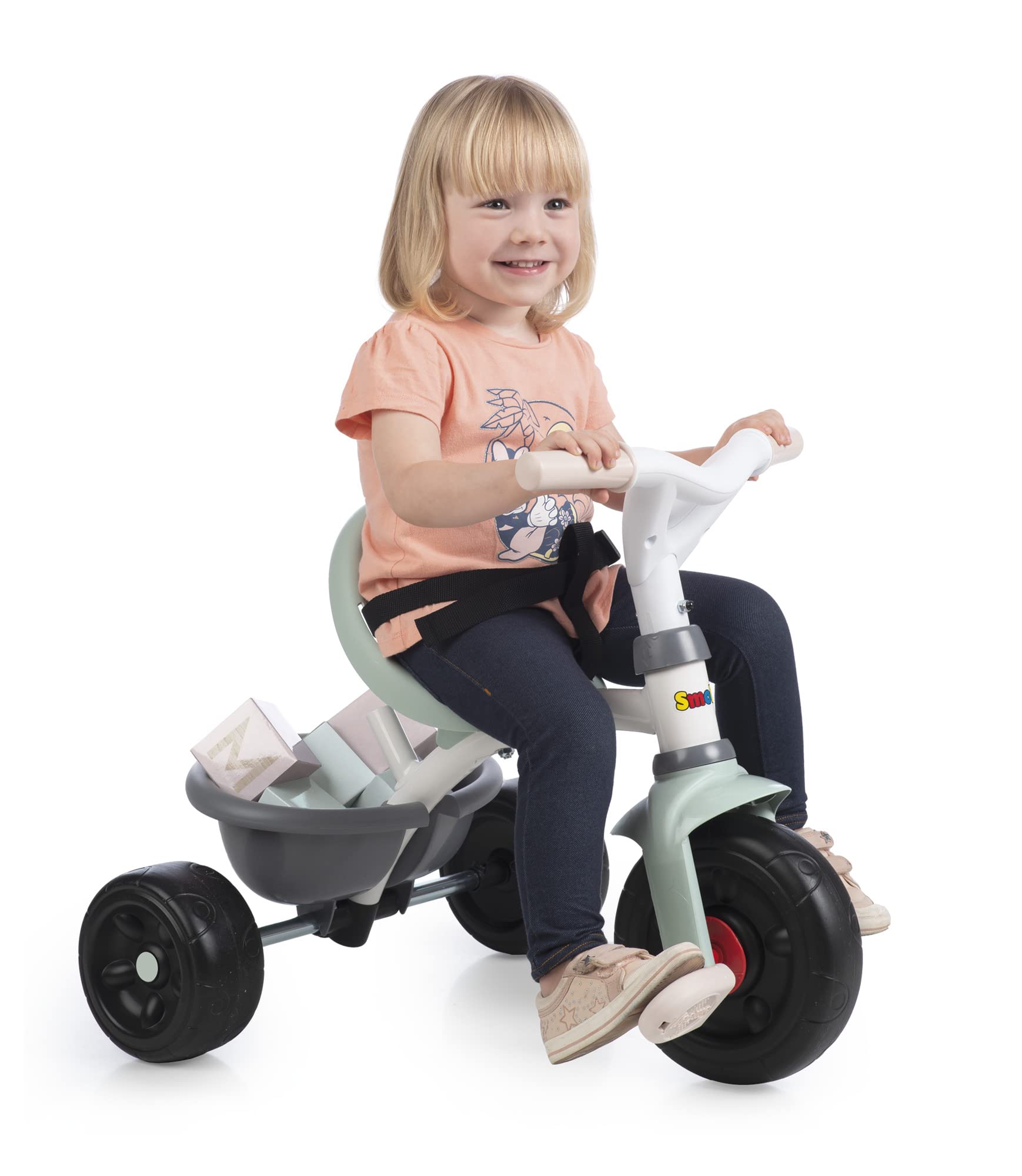 smoby-life-be-fun-dreirad-blau-mit-schiebestange-ab-15-monate image 2