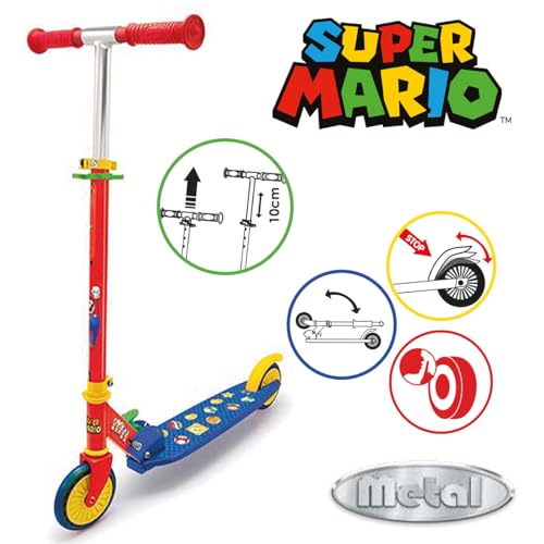 smoby-super-mario-kinder-roller-2-r-der-klappbar-h-henverstellbar image 6