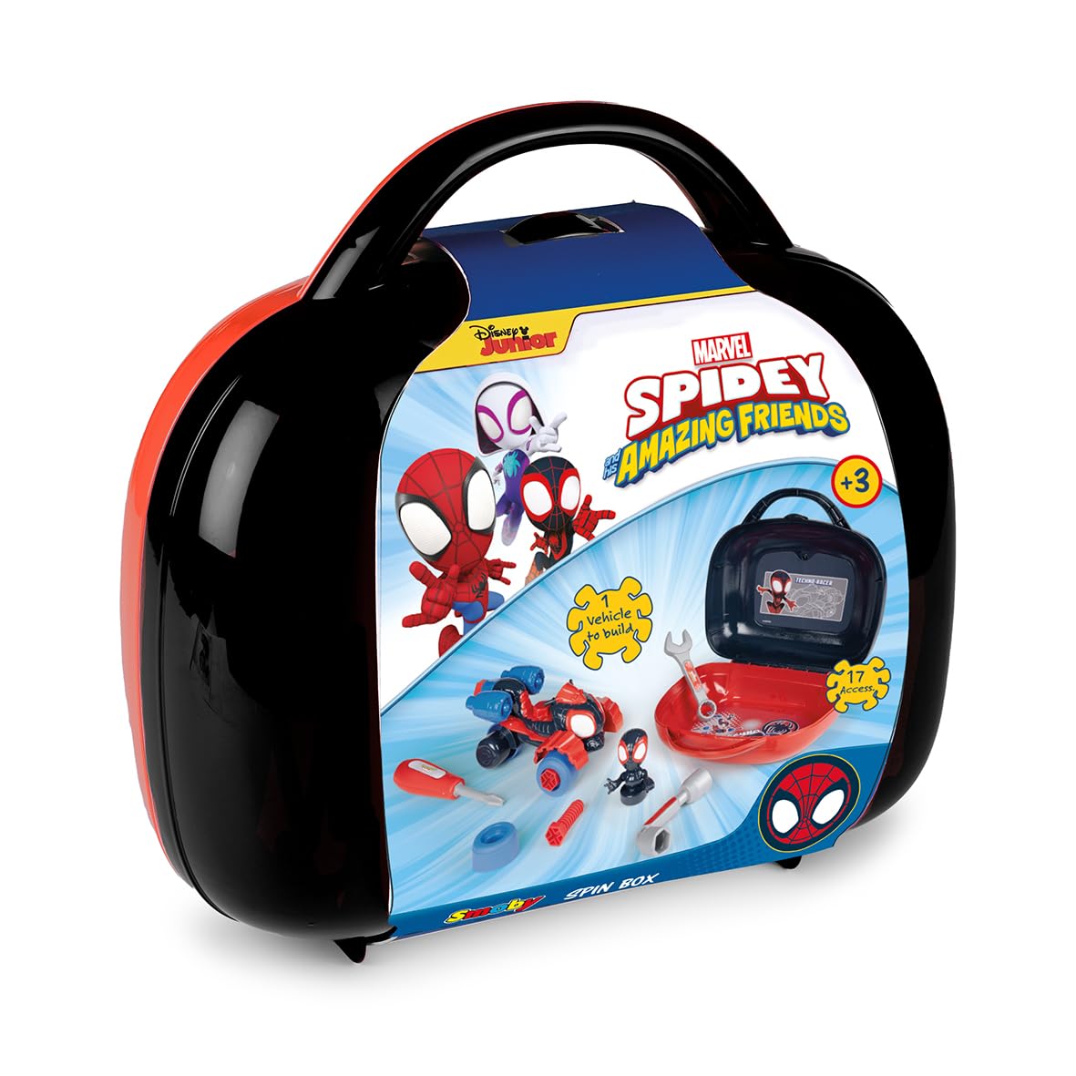 smoby-spidey-spin-box-werkzeugkoffer-miles-morales-quad-ab-3-j image 8