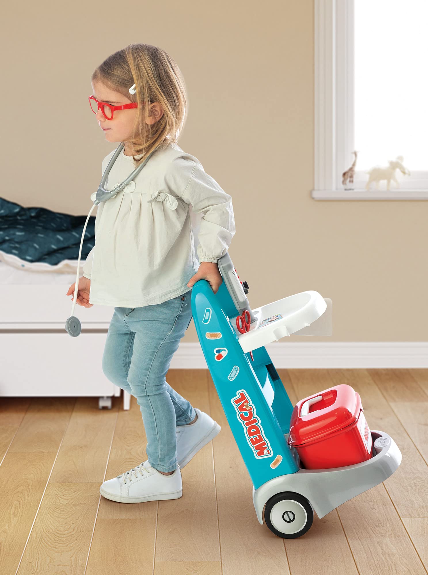 smoby-baby-care-doktor-trolley-elektronisch-ab-3-jahre image 3