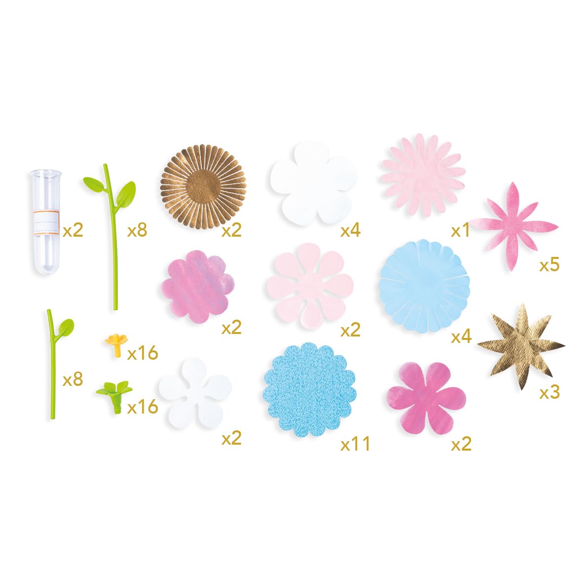 smoby-disney-princess-flower-market-blumen-bastelset-88-teilig image 3