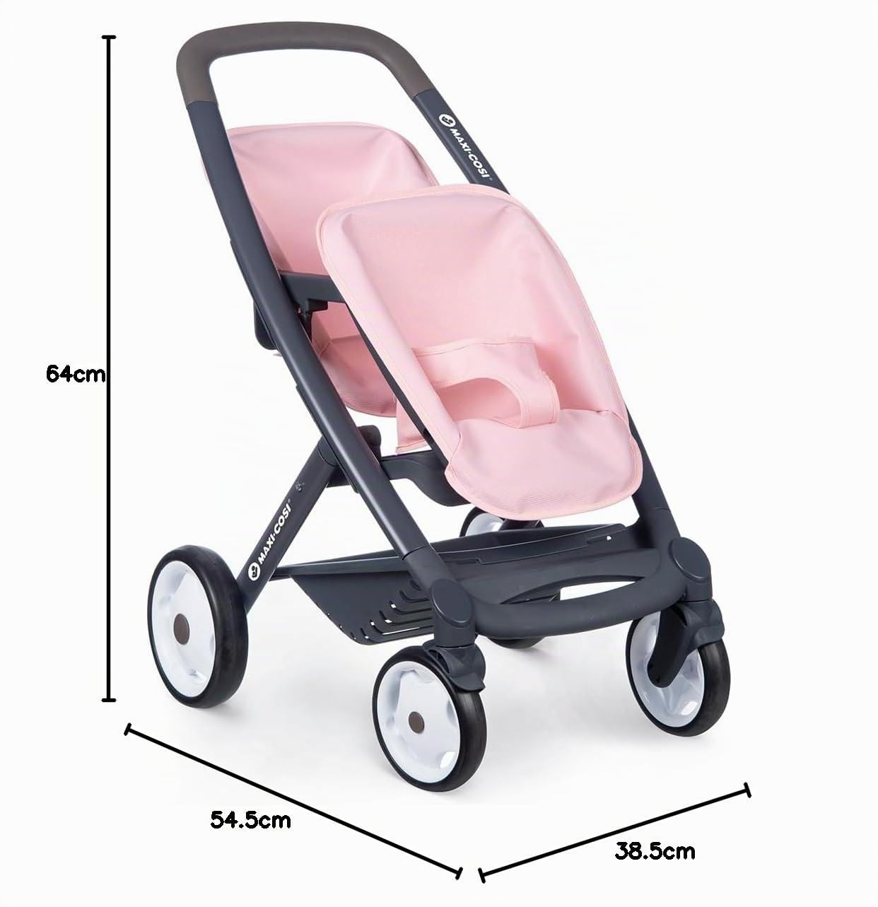 smoby-maxi-cosi-zwillings-puppenwagen-rosa-42cm-ab-3j image 5