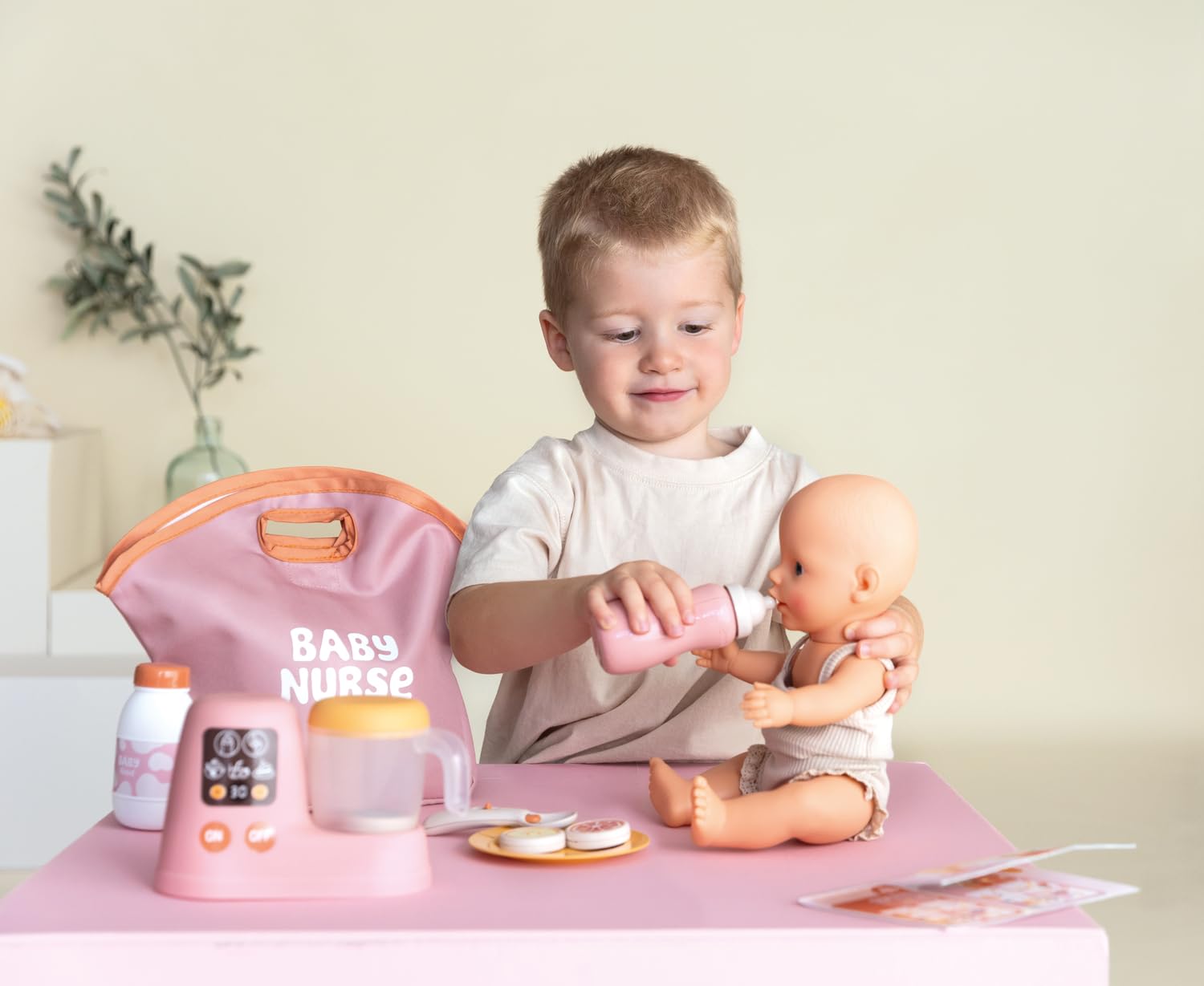 smoby-baby-nurse-lunch-set-puppenzubeh-r-mit-mixer-ab-18-monaten image 4