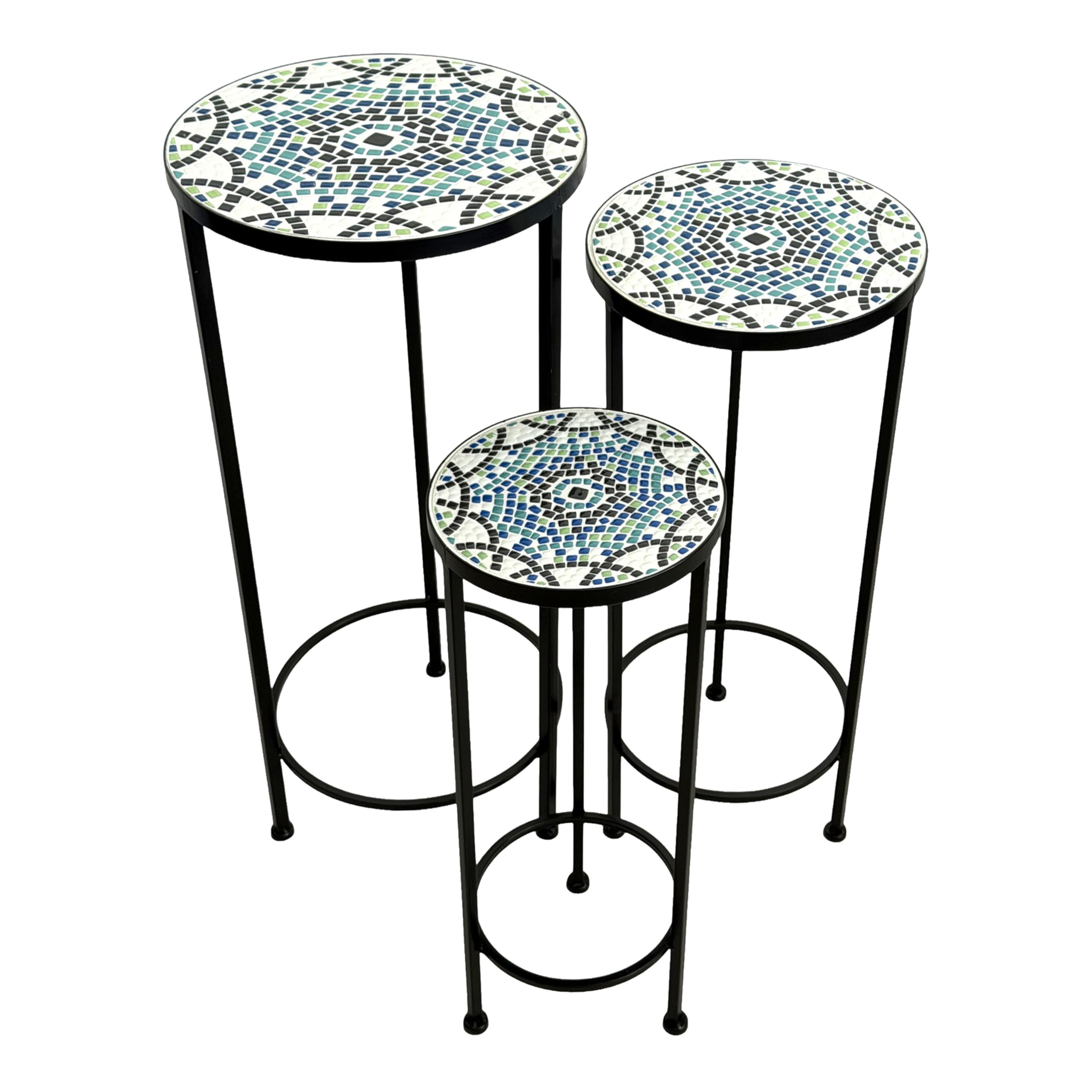 axi-lola-pflanztisch-metall-mosaik-set-3-teilig-rund image 7