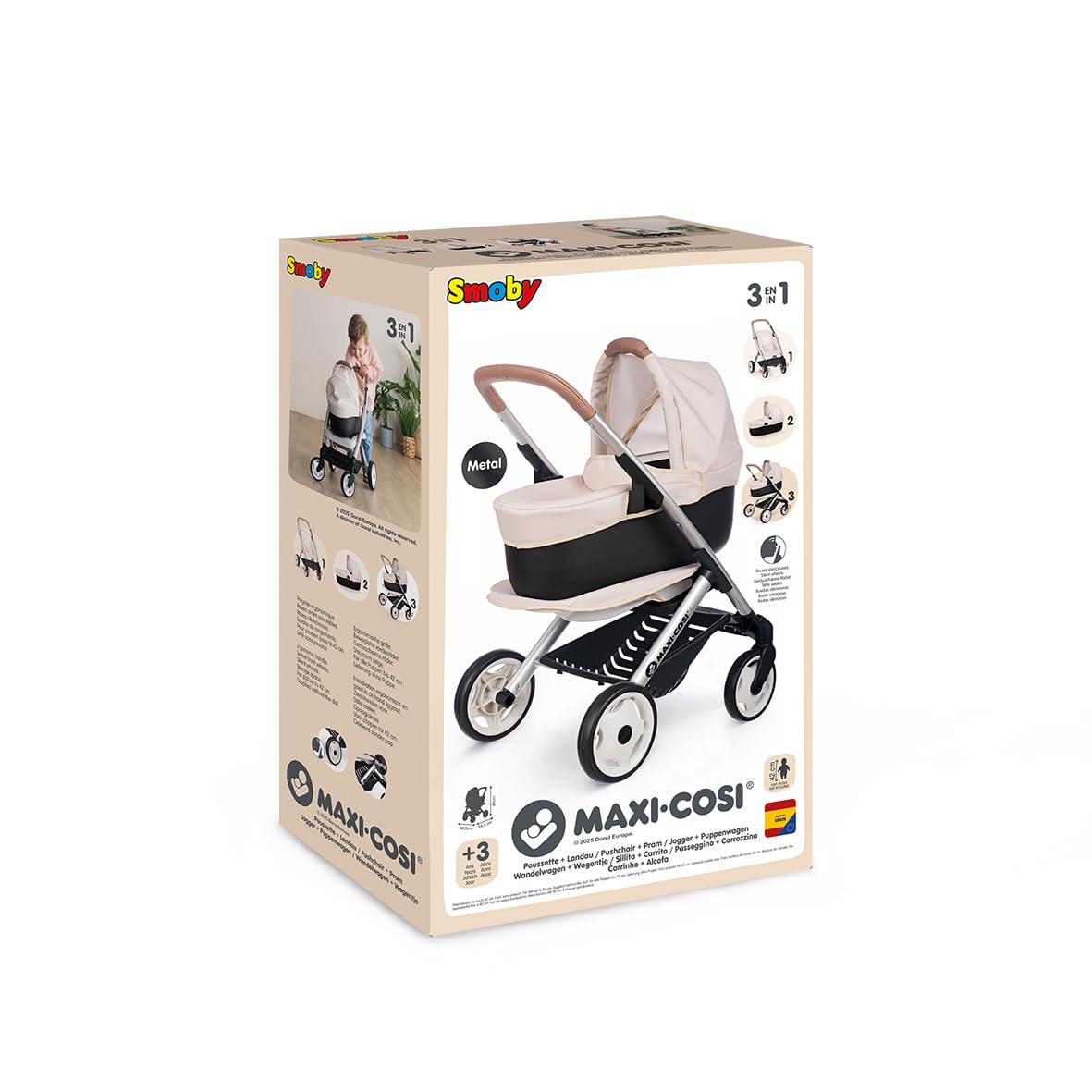 smoby-maxi-cosi-3-in-1-puppenwagen-buggy-bis-42-cm image 7