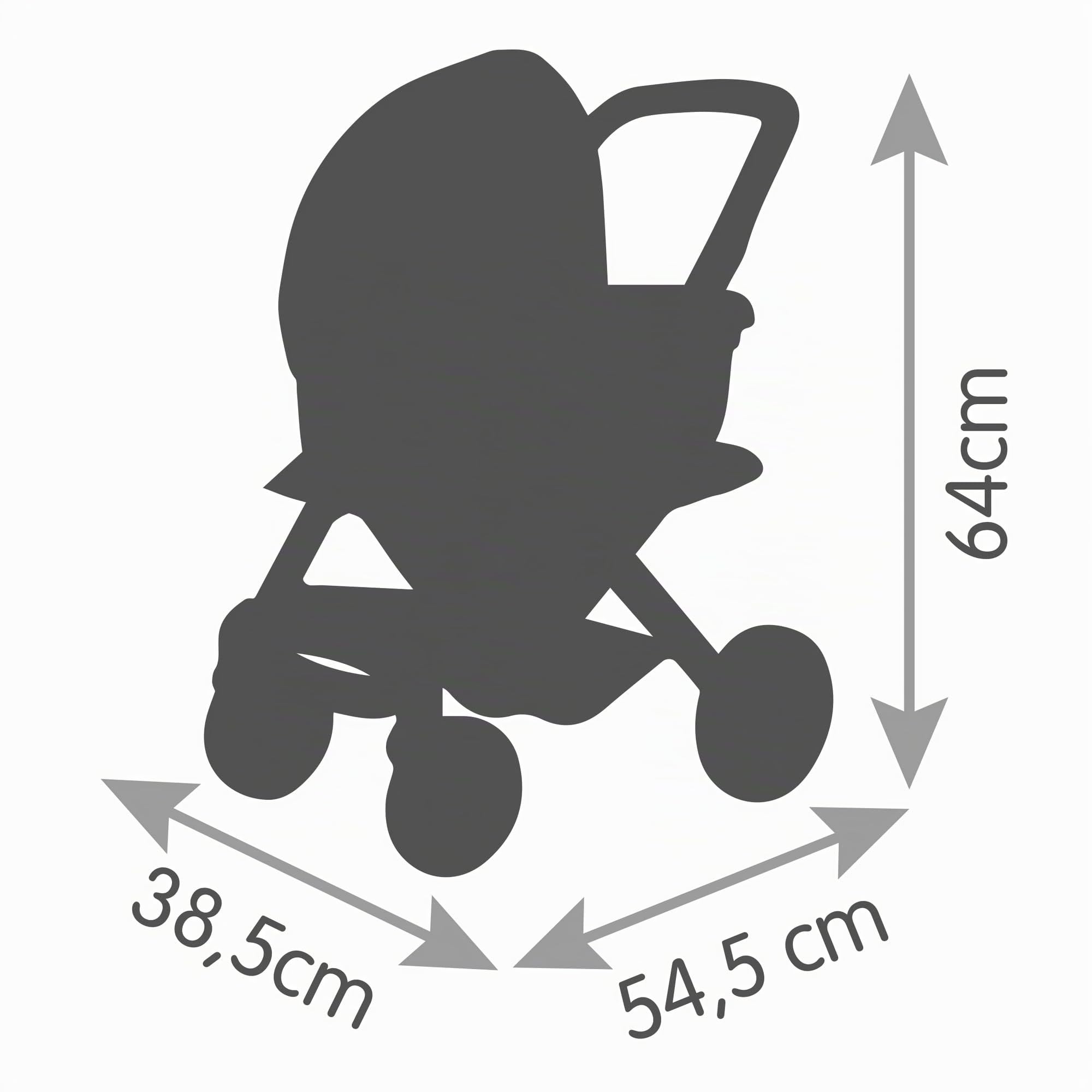 smoby-maxi-cosi-3-in-1-kombi-puppenwagen-f-r-puppen-bis-42-cm image 3