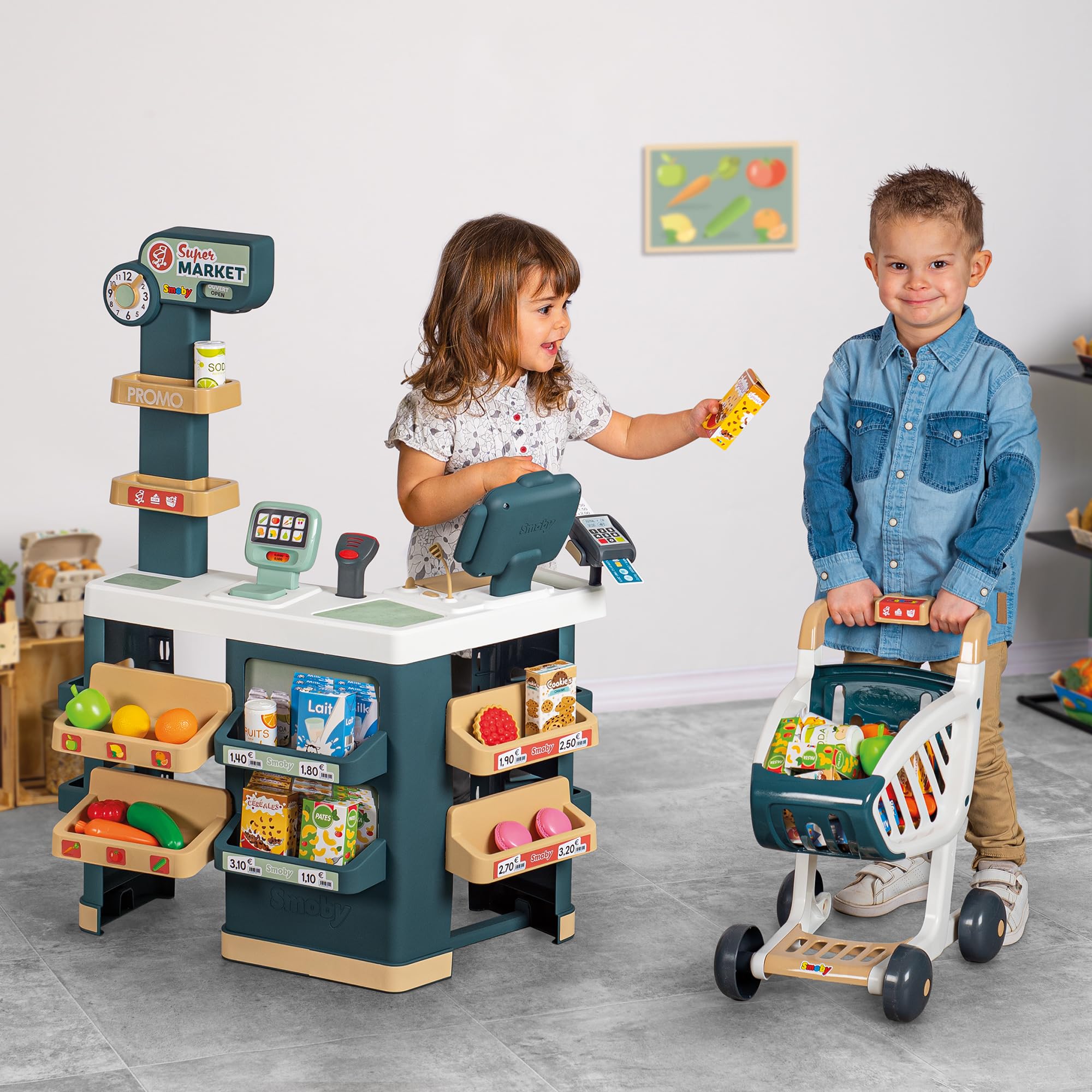 smoby-supermarkt-spielzeug-mit-einkaufswagen-f-r-kinder image 7