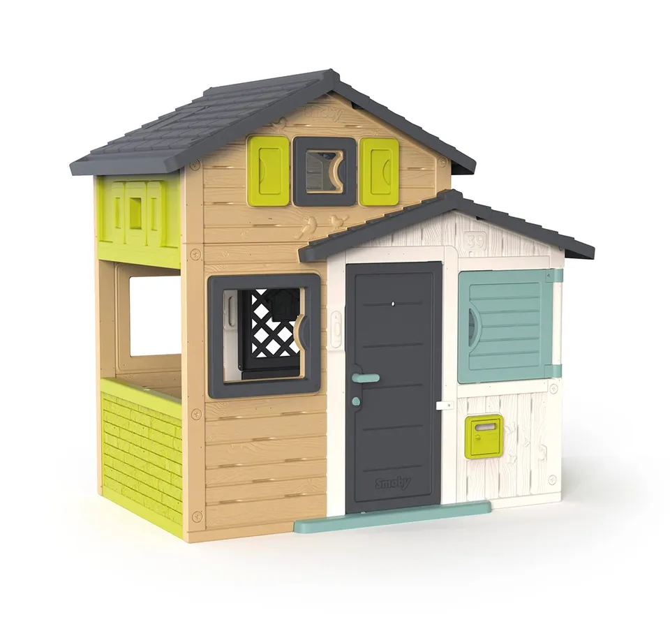 smoby-life-friends-haus-evo-gartenhaus-kunststoff-mit-briefkasten image 1