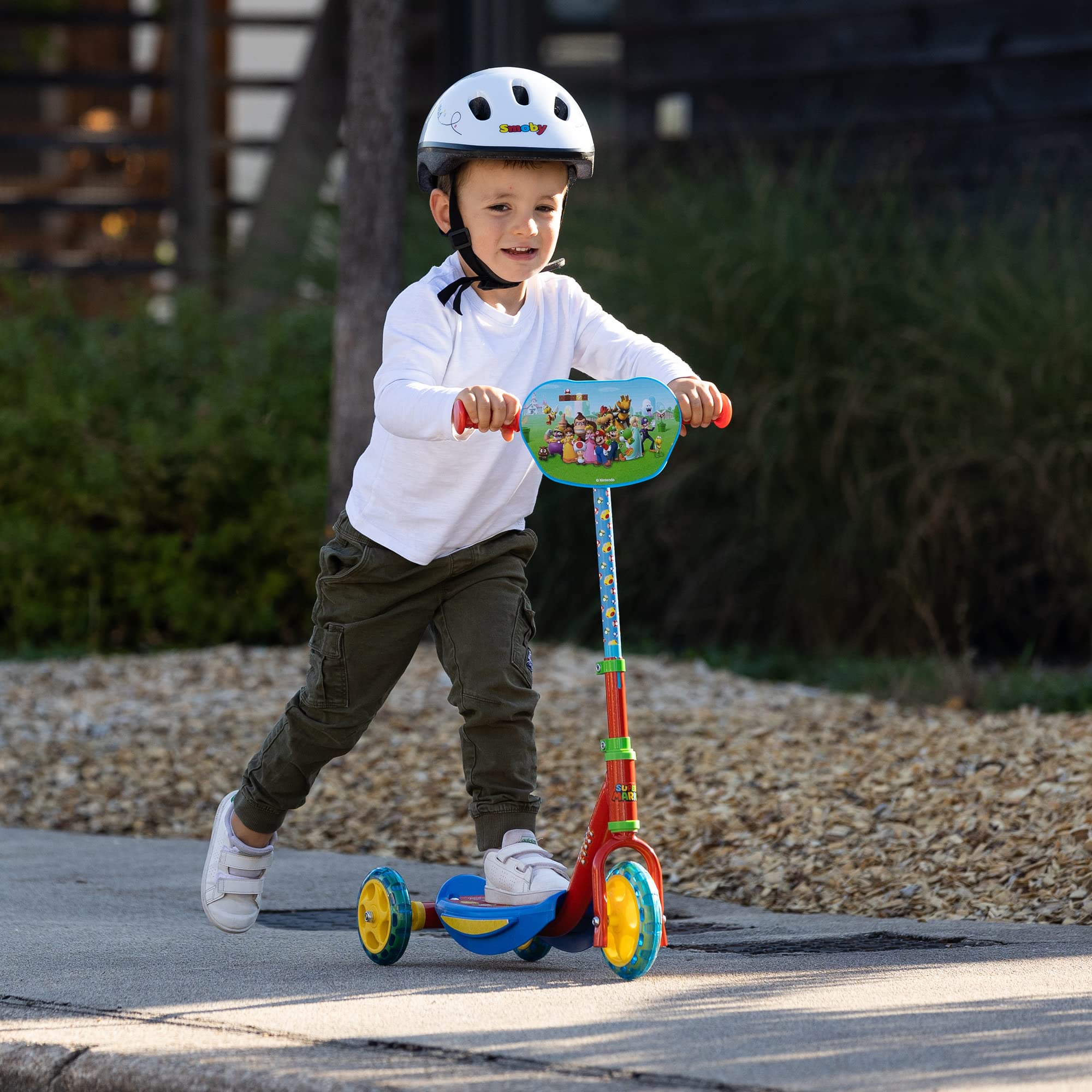 smoby-super-mario-3w-scooter-roller-3-r-der-klappbar-ab-3-j image 3