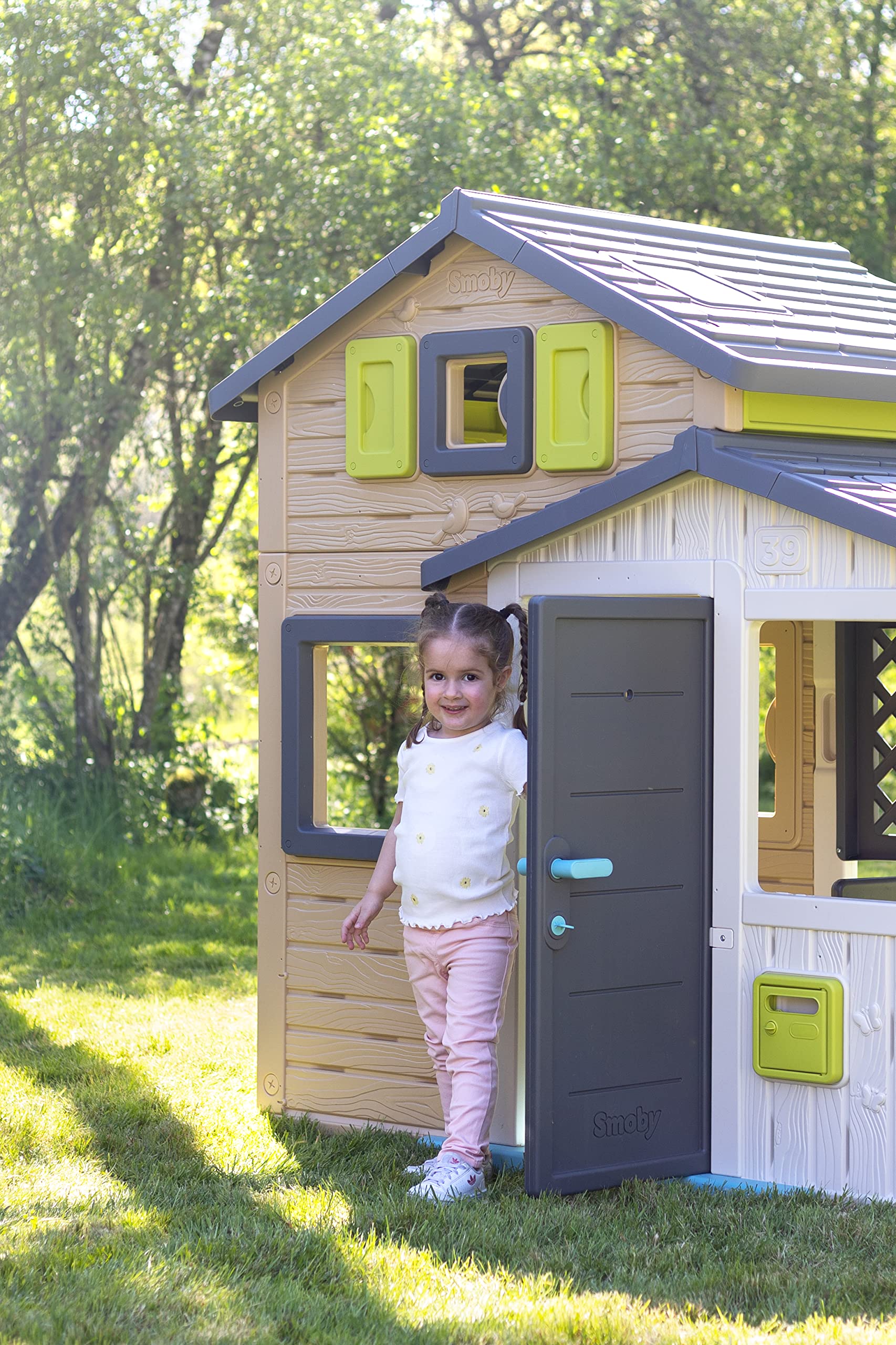 smoby-life-friends-haus-evo-gartenhaus-kunststoff-mit-briefkasten image 7