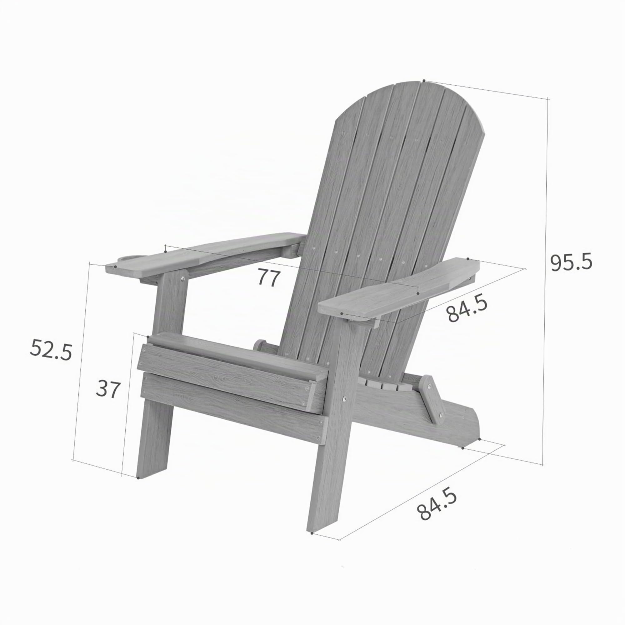 axi-classic-claire-adirondackstuhl-gartenstuhl-gelb image 3