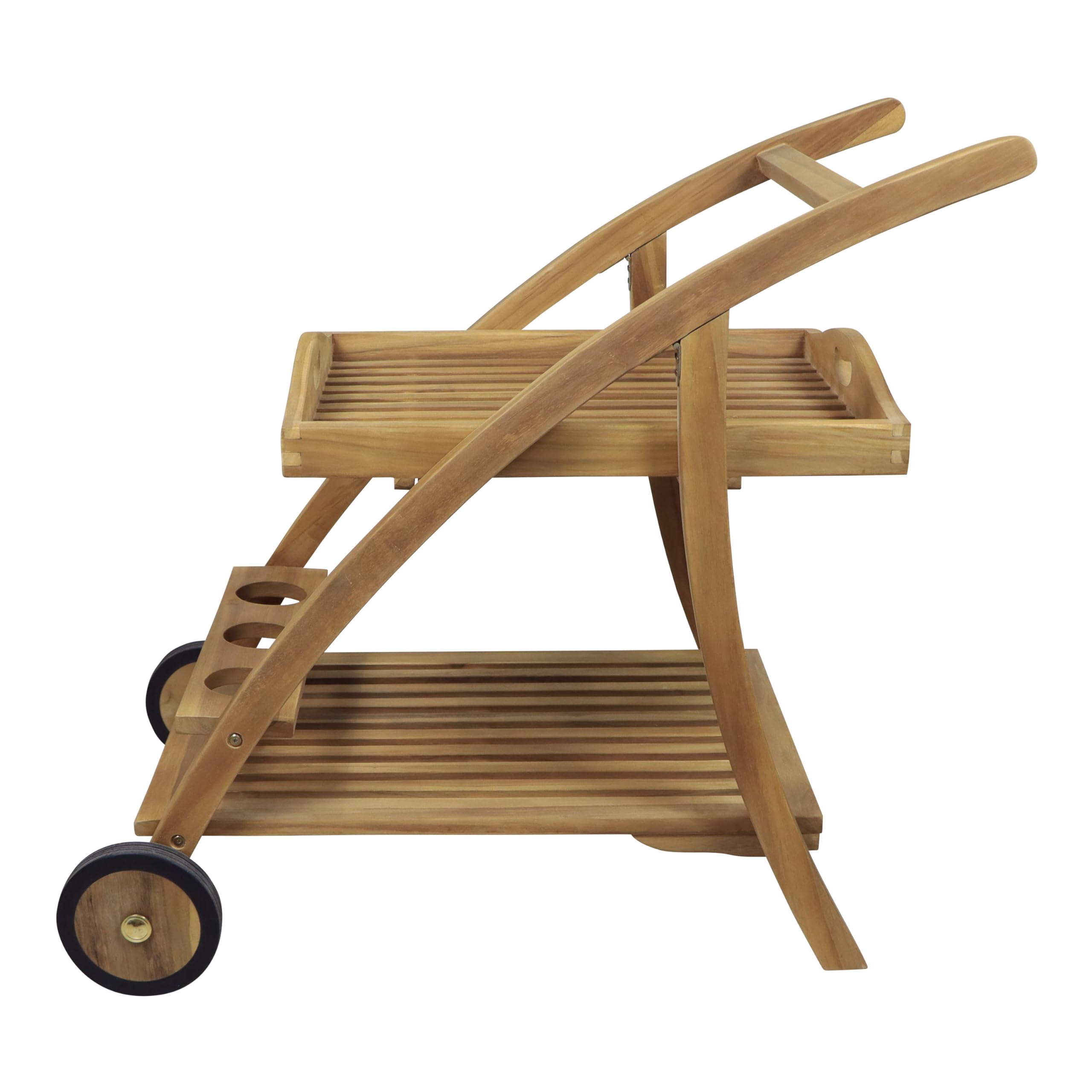 axi-adi-servierwagen-teak-rollen-tablett-flaschenhalter image 5
