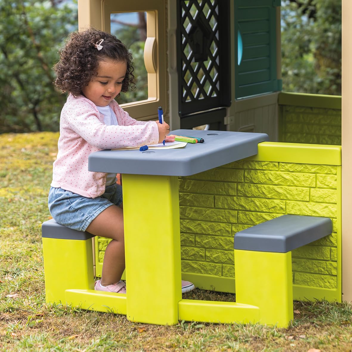 smoby-life-picknicktisch-spielhaus-zubeh-r-sitzbank-mit-tisch-ab-2-j image 5