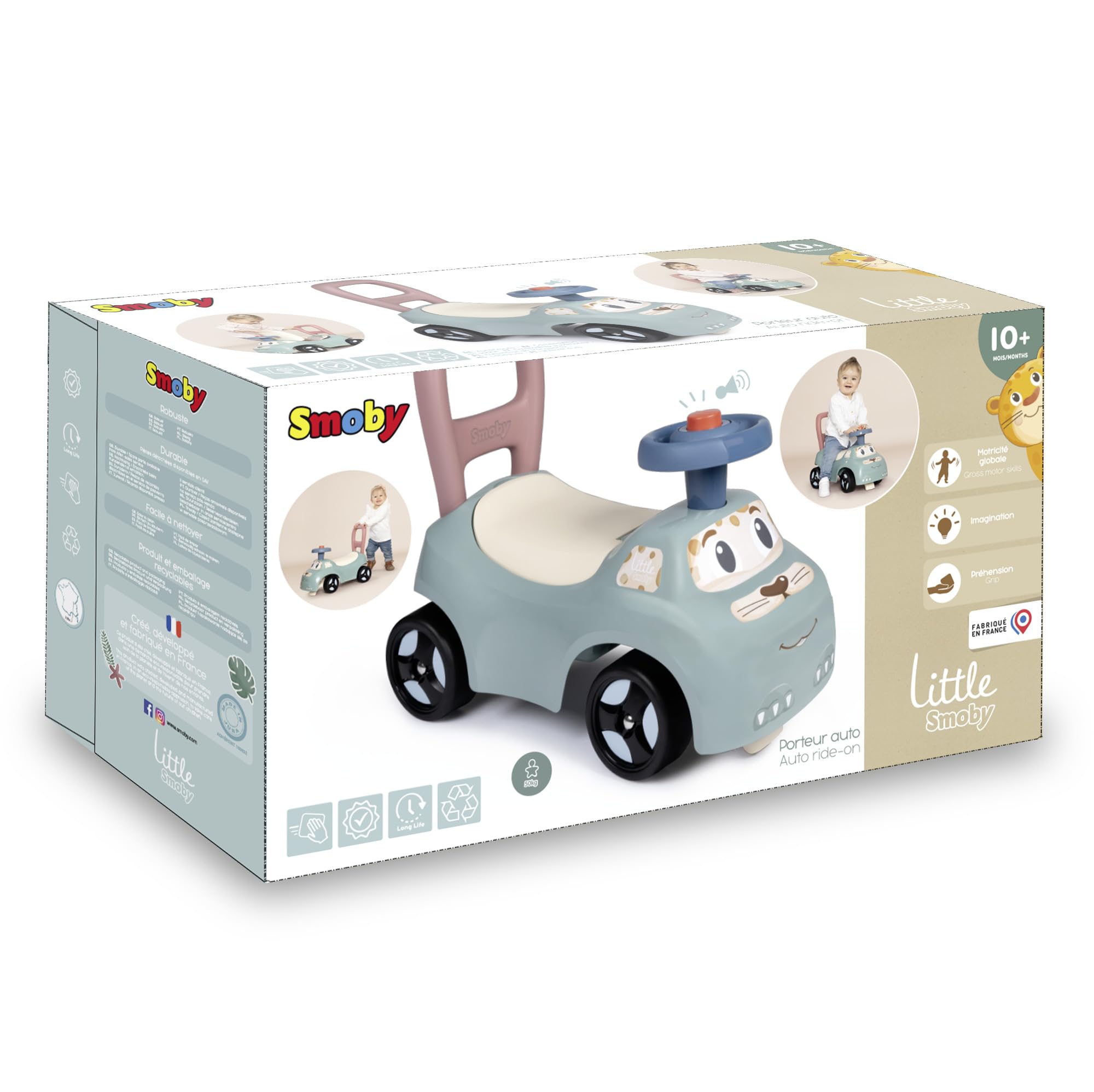 smoby-little-smoby-rutschauto-bobbycar-ab-10-monaten-mit-hupe image 7