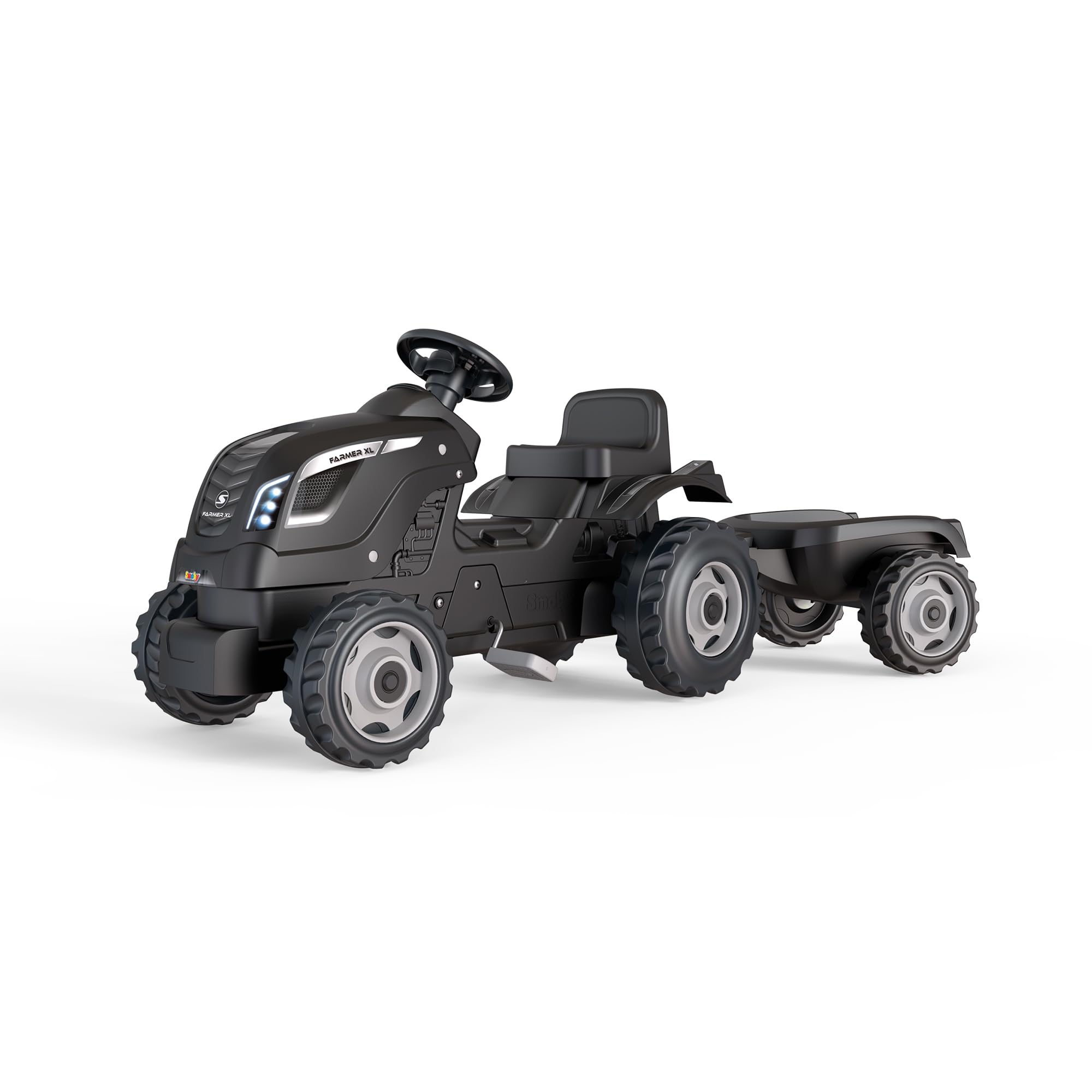 smoby-farmer-xl-trettraktor-mit-anh-nger-blau image 8