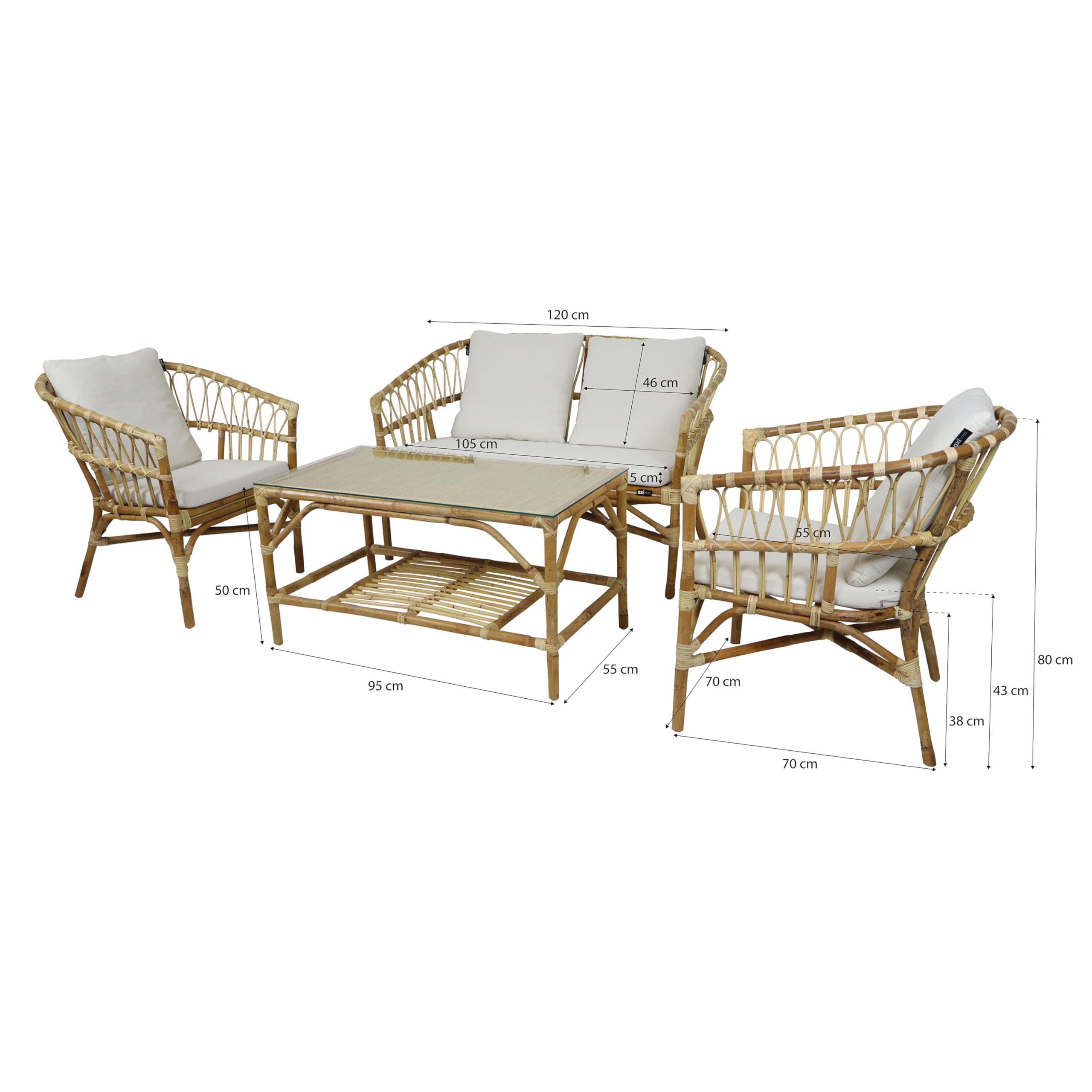 axi-mary-loungeset-rattan-4-teilig-natur-f-r-3-personen image 4