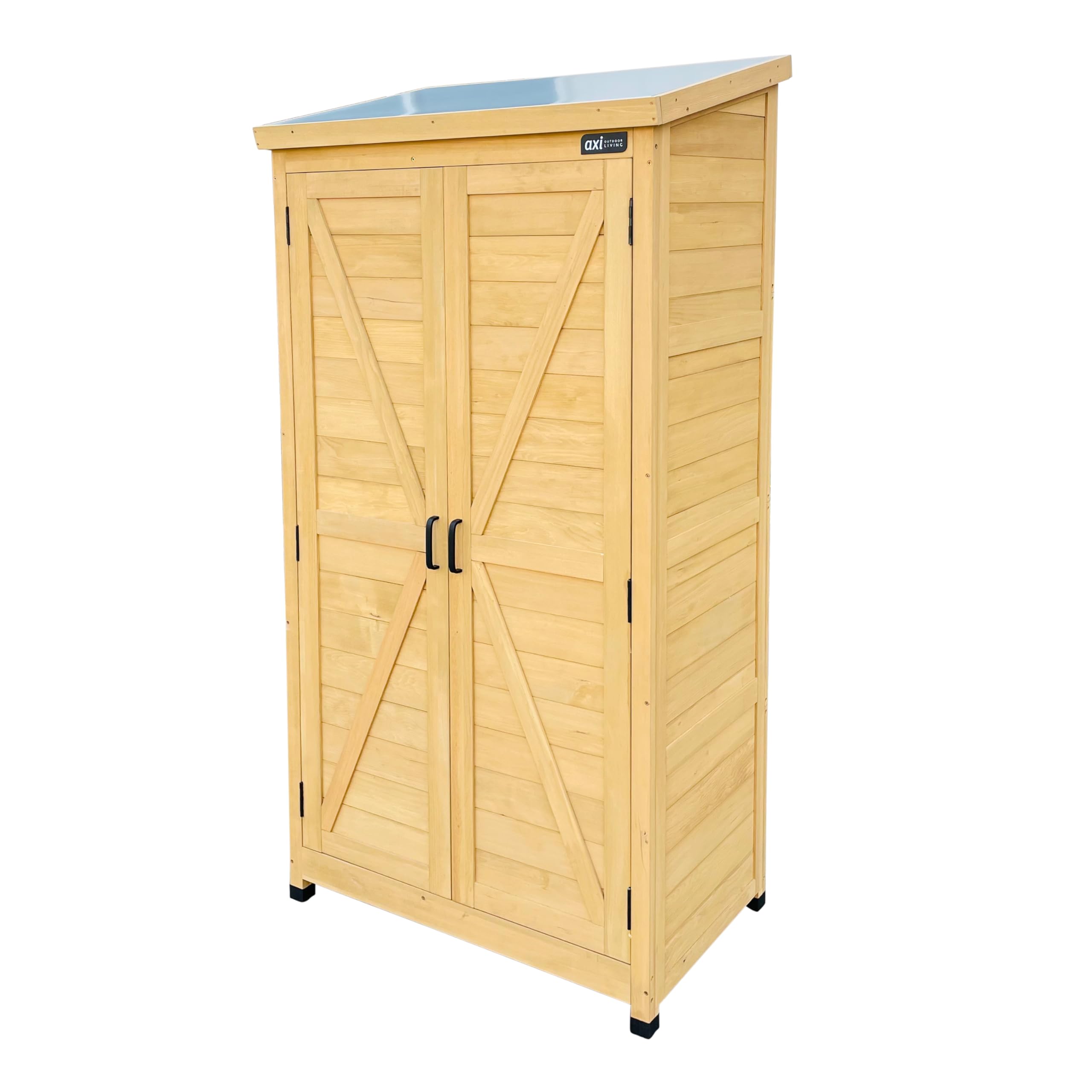 axi-hugo-gartenschrank-holz-braun-3-ablagen-85x52x174-cm image 8