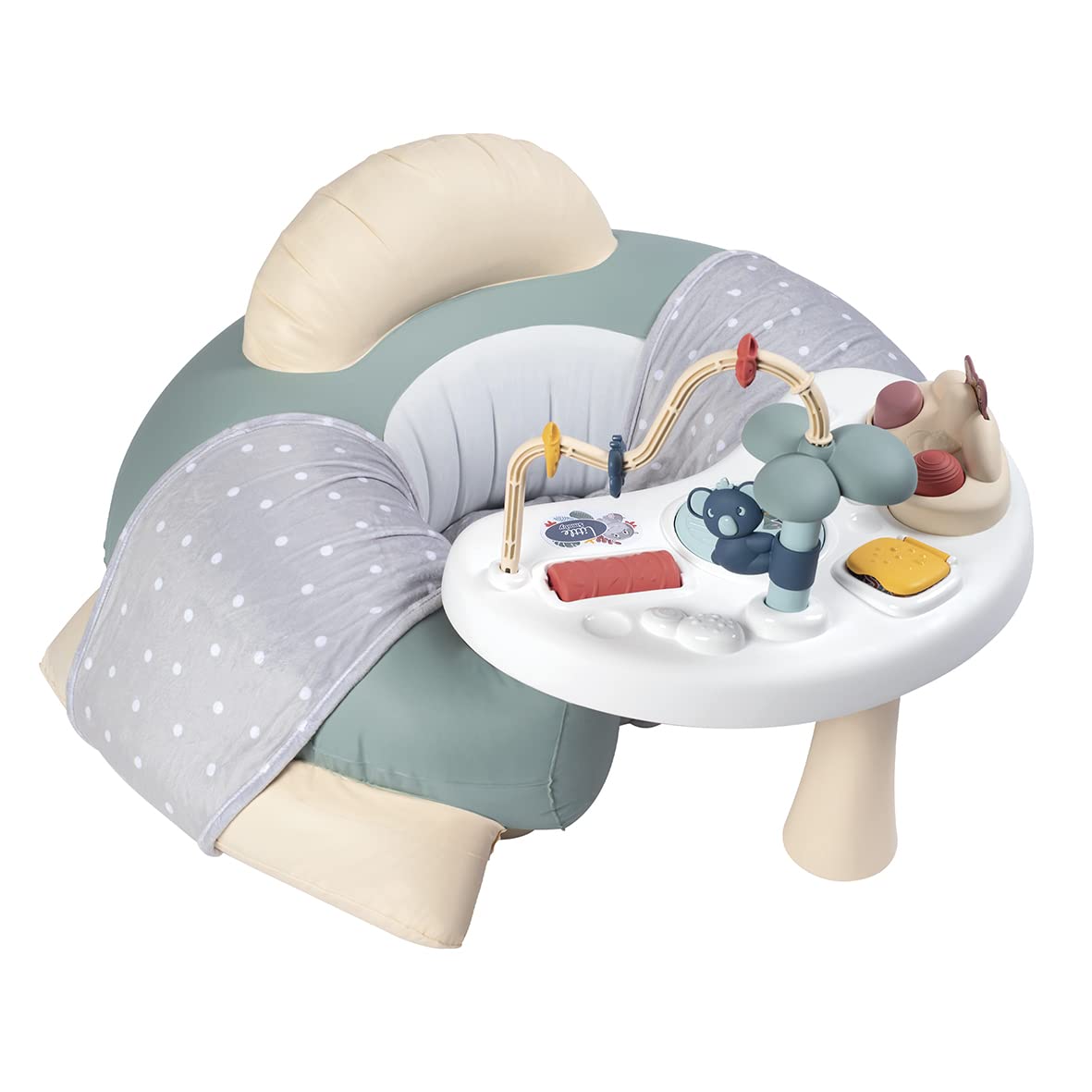 smoby-little-smoby-babysitz-mit-spieltisch-aufblasbar-ab-6-monate image 1