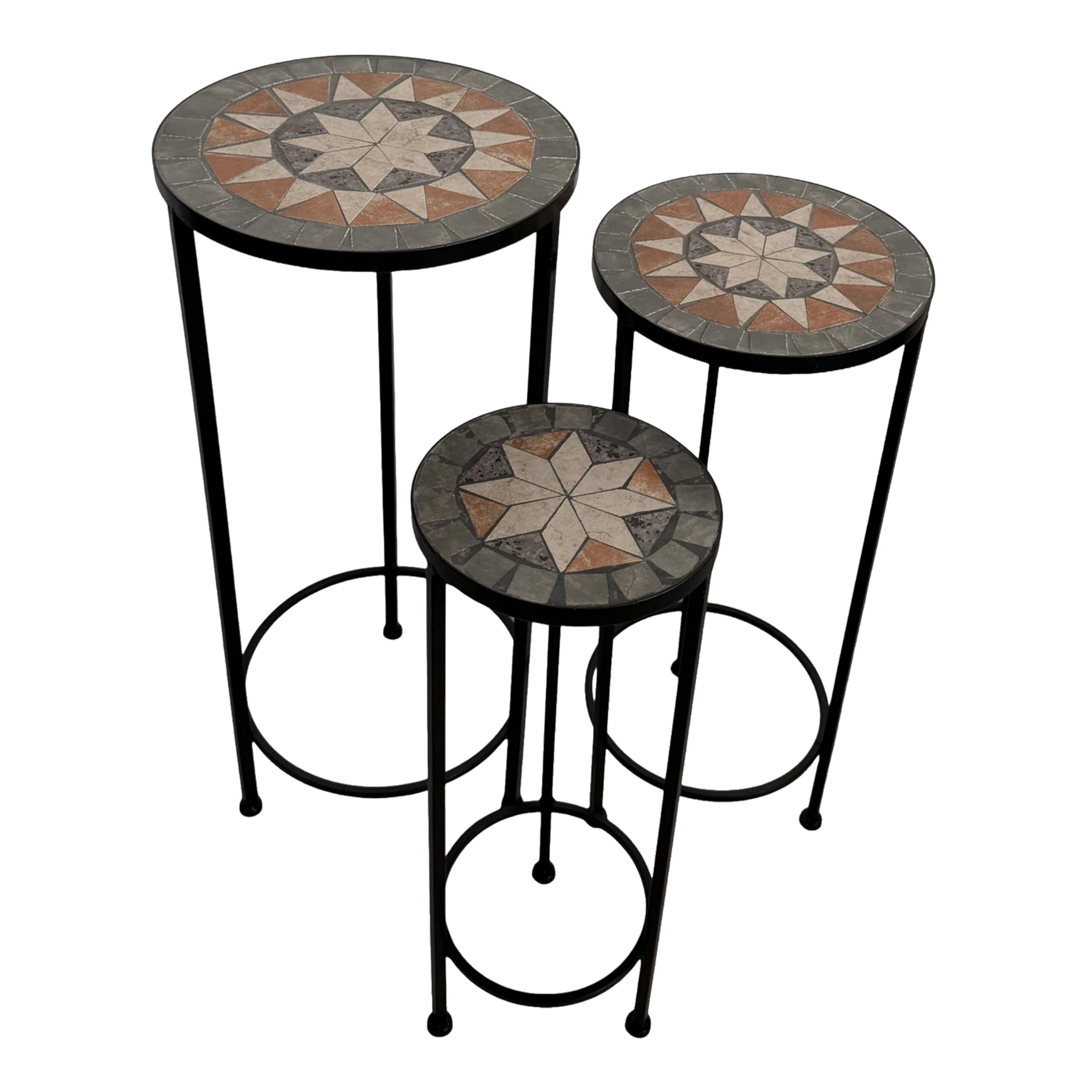 axi-lola-pflanztisch-metall-mosaik-set-3-teilig-rund image 1