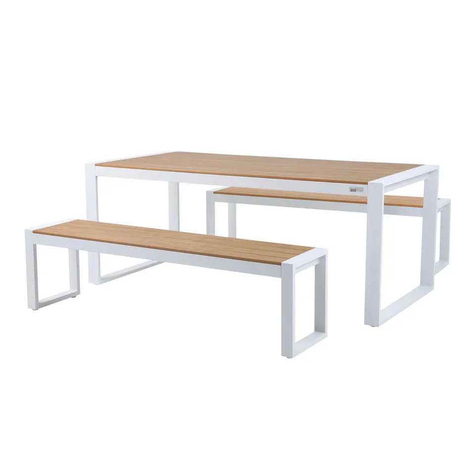 axi-tony-gartenset-wei-braun-6-personen-polywood image 1