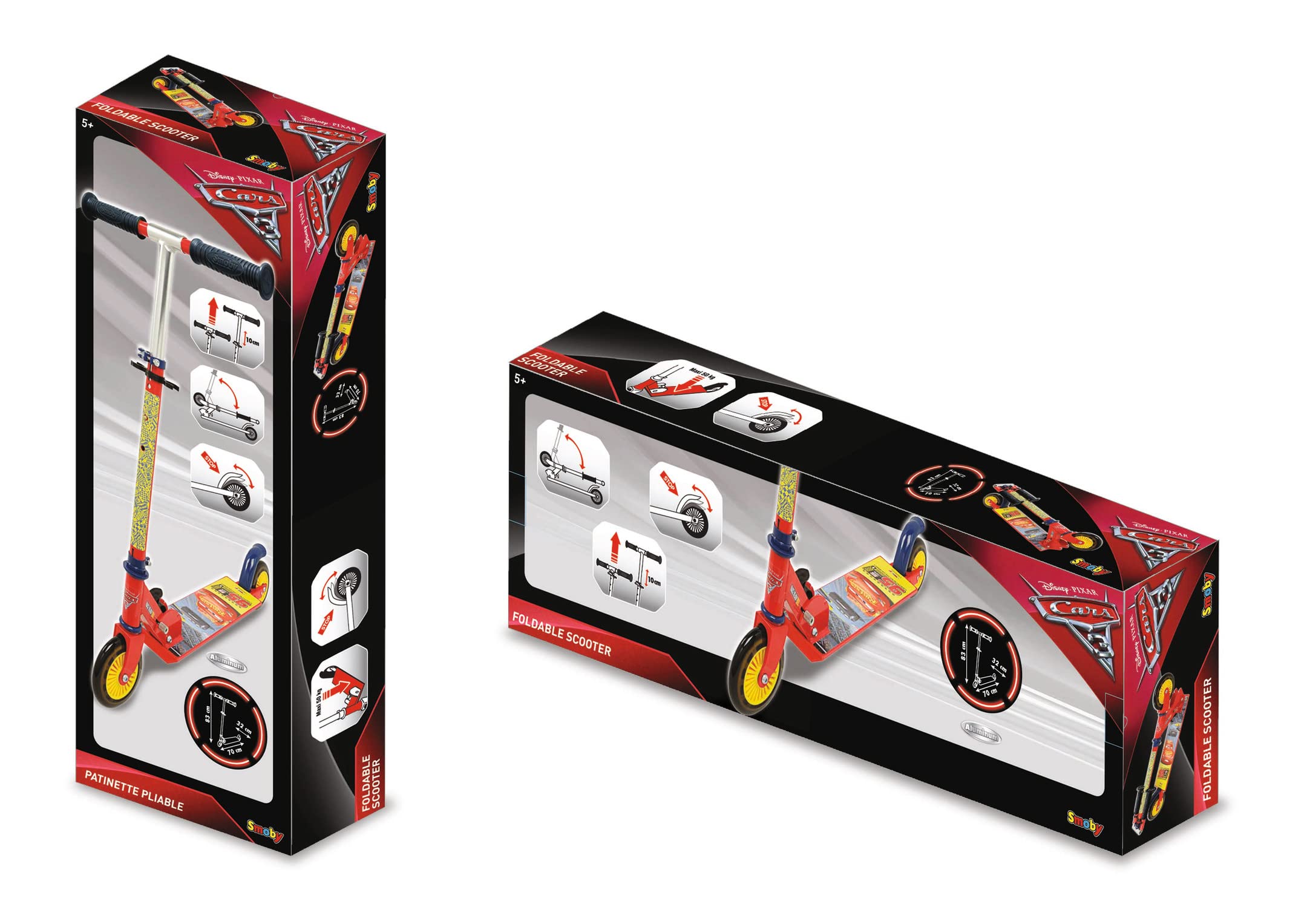 smoby-disney-cars-roller-scooter-2-r-der-klappbar-ab-5-jahre image 5