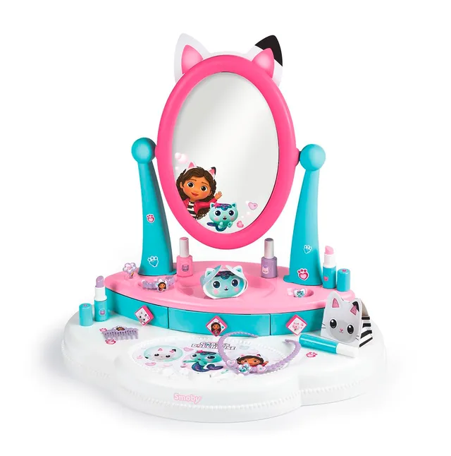 smoby-gabby-s-dollhouse-frisiertisch-schminktisch-mit-zubeh-r image 1