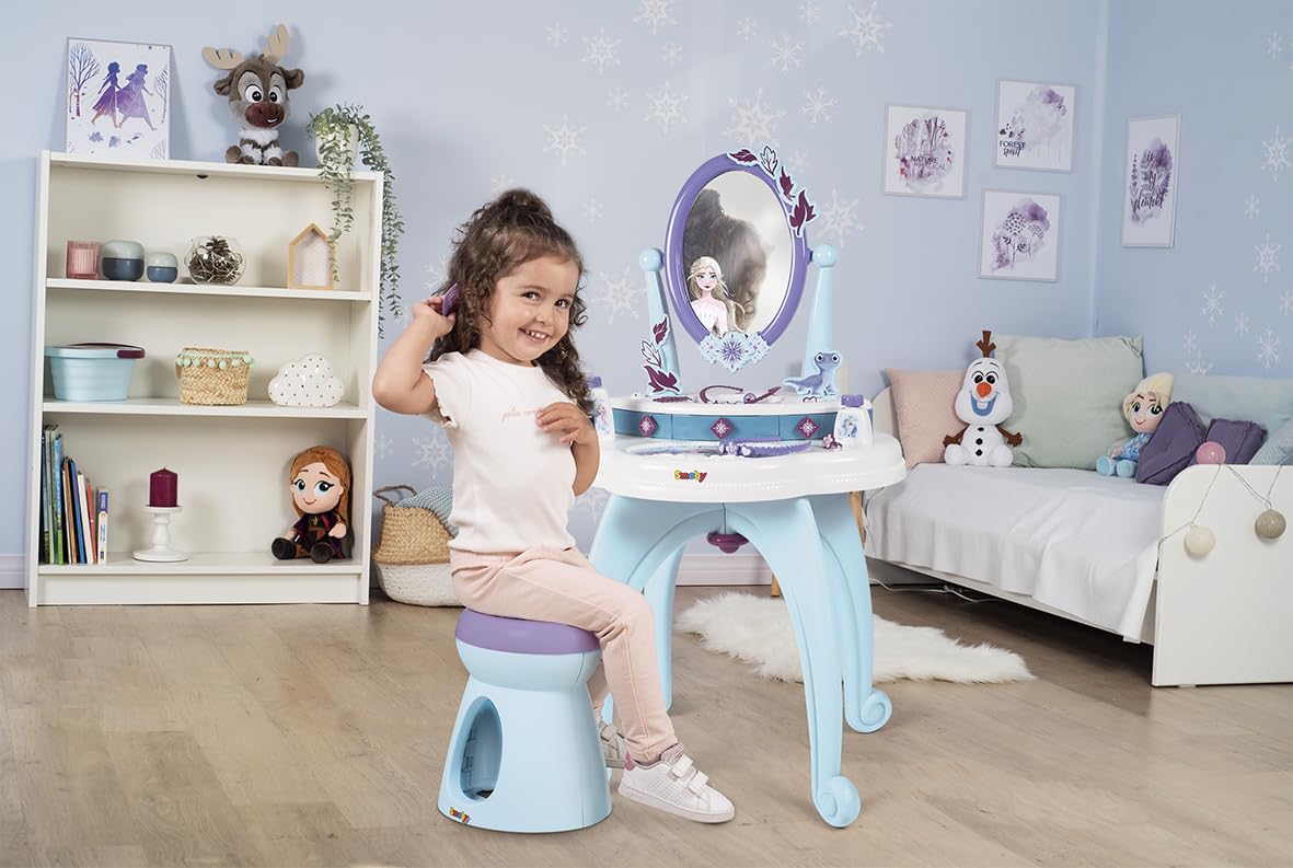 smoby-disney-frozen-frisiersalon-schminktisch-mit-spiegel-ab-3-j image 3