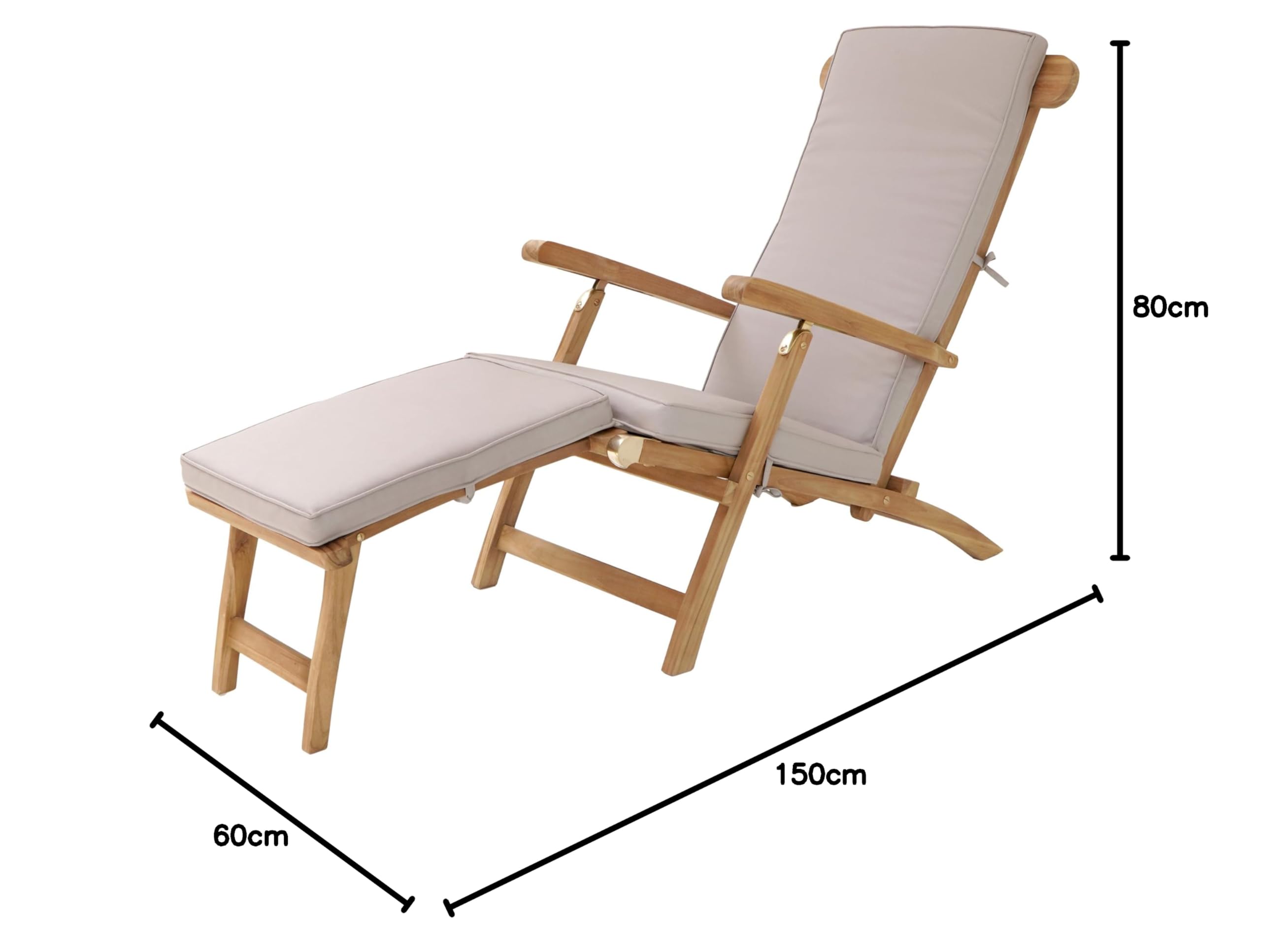axi-costa-liegestuhl-teak-mit-kissen-verstellbar image 2