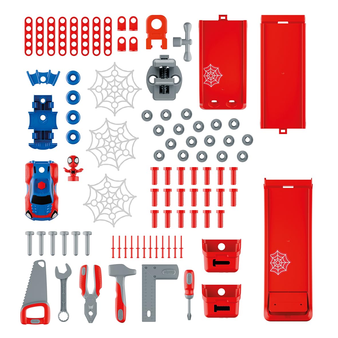 smoby-spidey-werkbank-spielwerkbank-94-tlg-mit-rampe-ab-3-j image 3