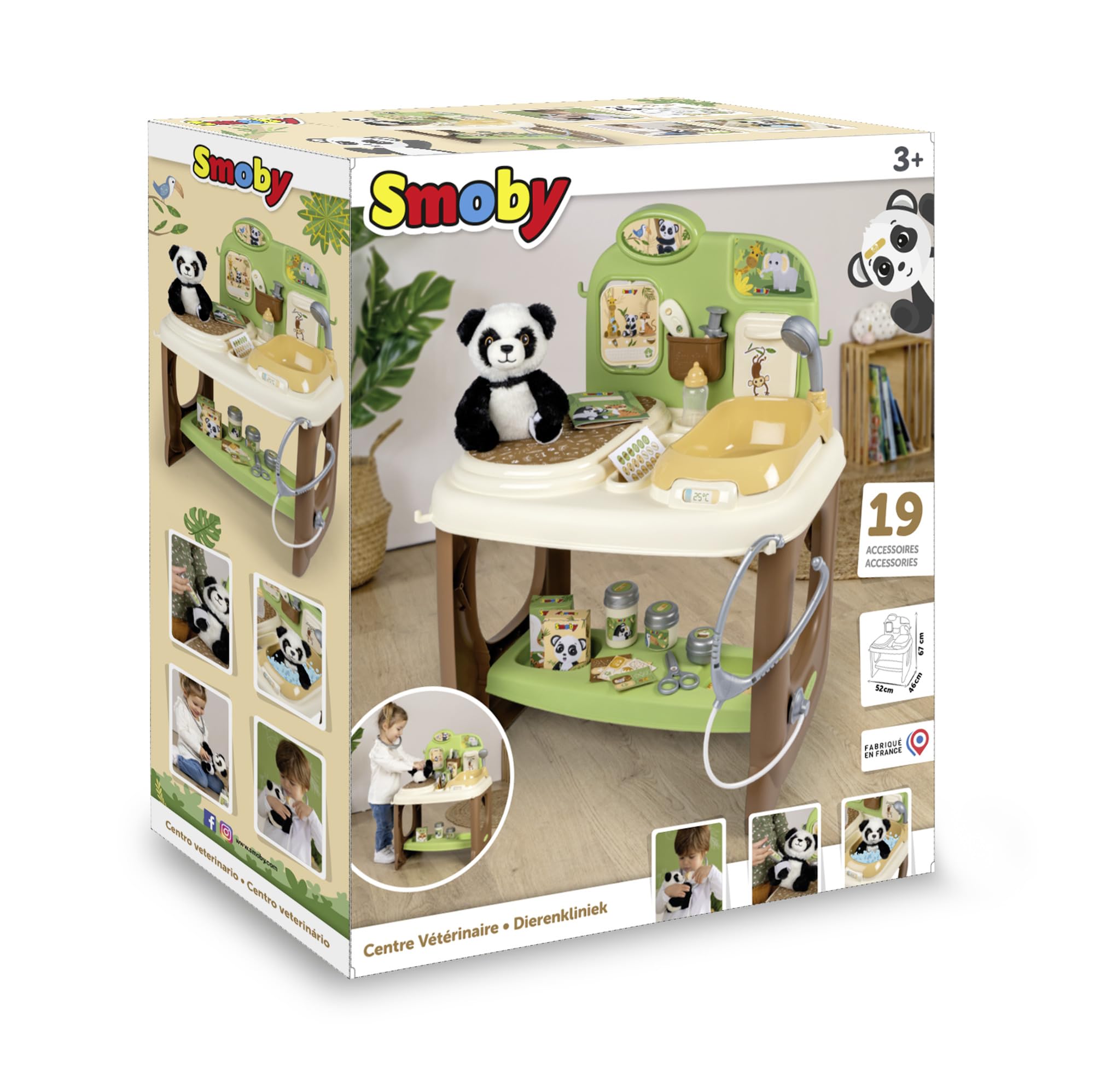smoby-baby-care-tierarzt-klinik-spielset-mit-pl-sch-panda-ab-3-j image 7