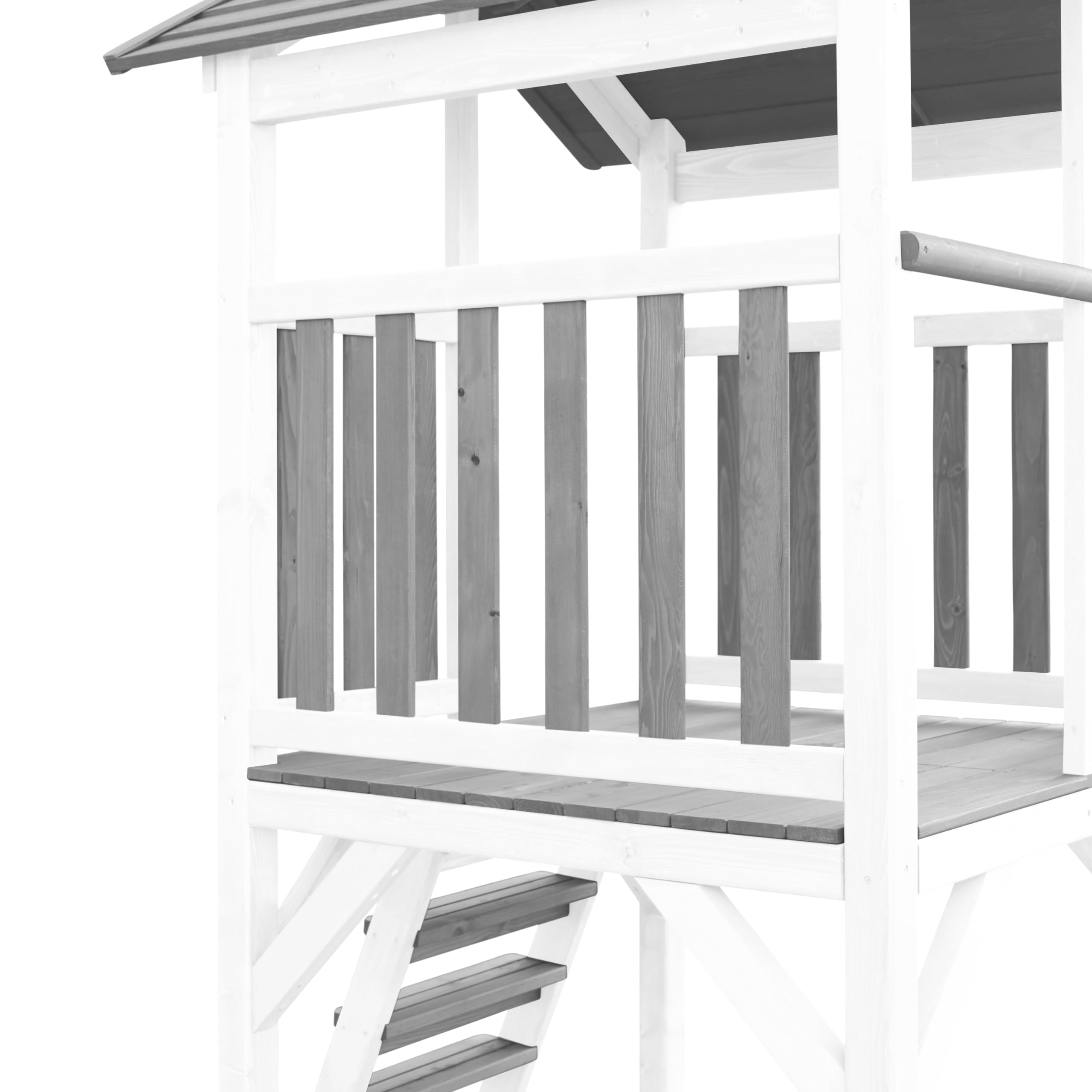 axi-beach-tower-spielturm-holz-blau-rutsche-schaukel image 4
