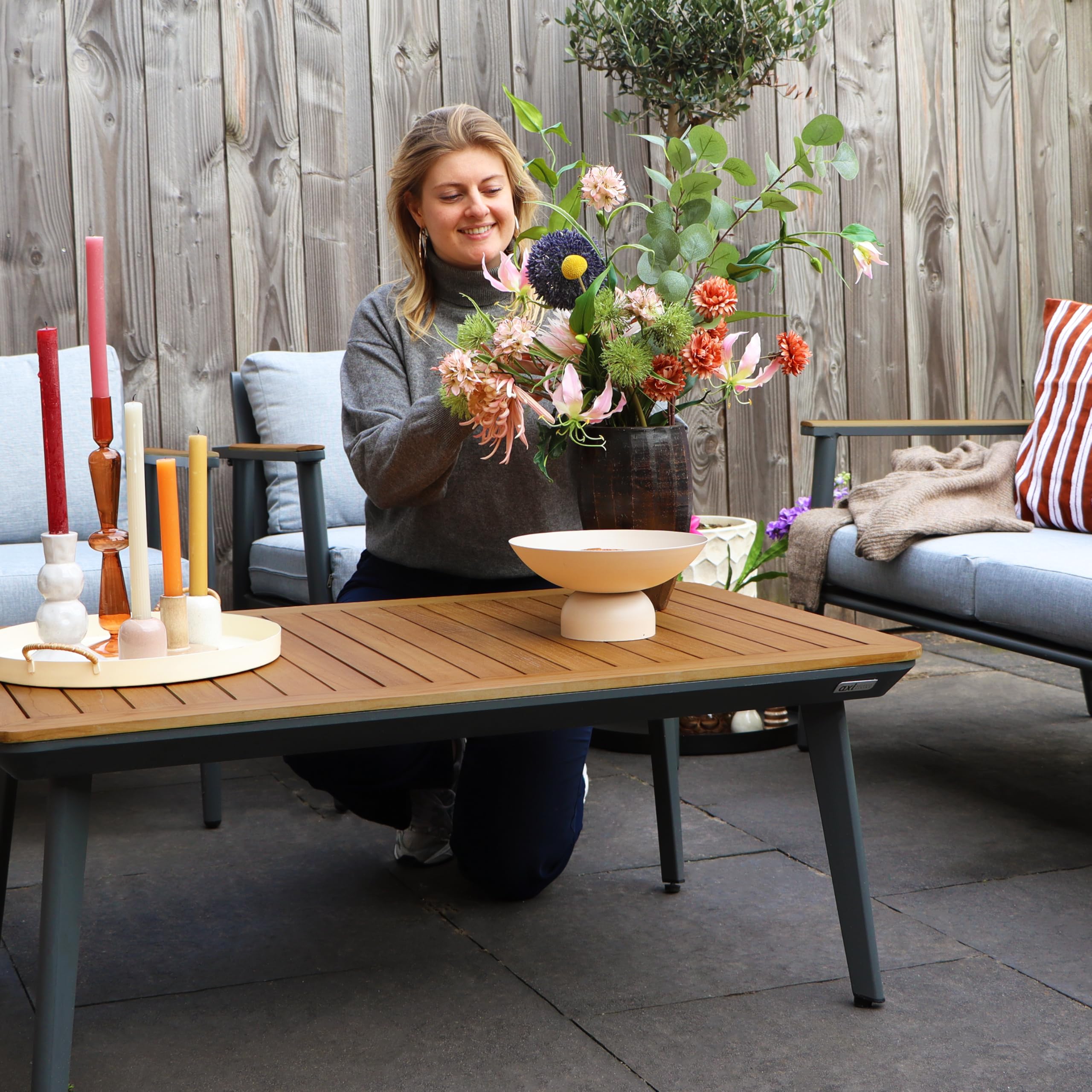 axi-bibi-loungeset-4-teilig-teak-anthrazit-f-r-5-personen image 4