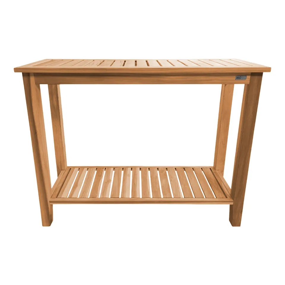 axi-niah-konsolentisch-teak-braun-120-cm-mit-ablage image 1