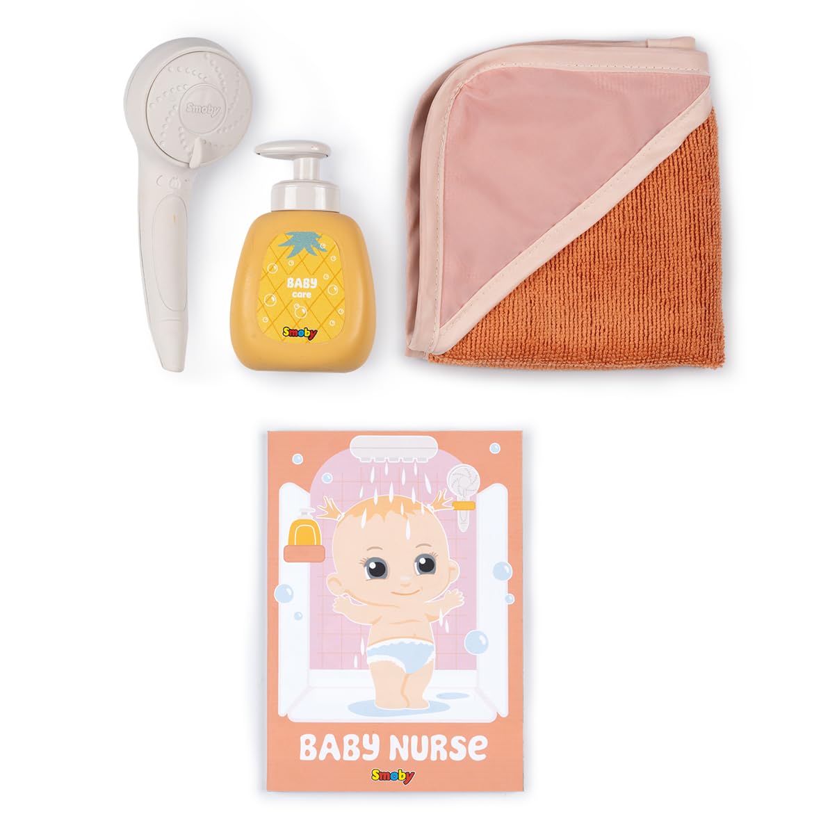 smoby-baby-nurse-puppen-dusche-puppendusche-rosa-ab-3-jahre image 3
