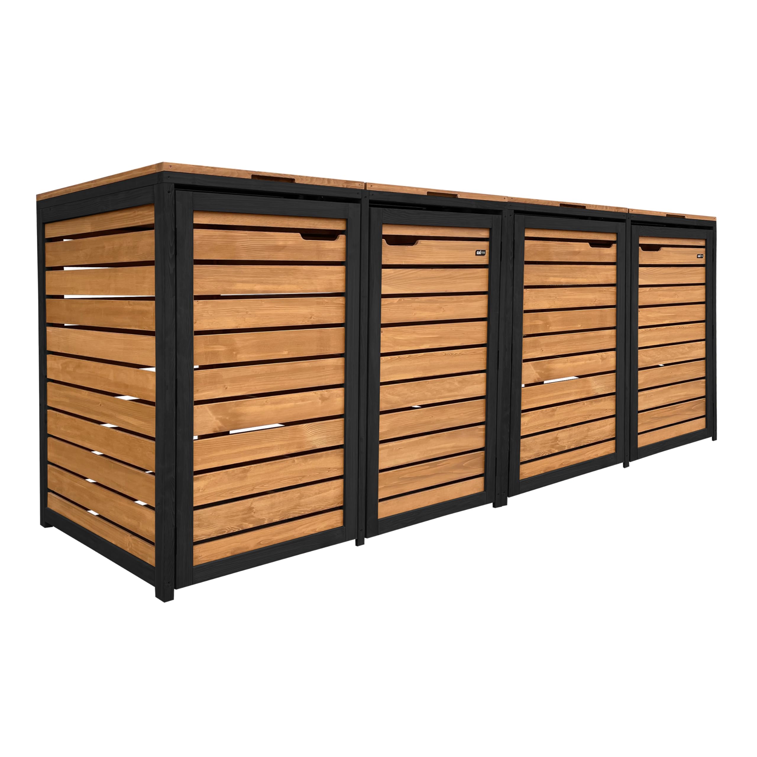 axi-classic-lex-m-lltonnenbox-holz-4-tonnen-braun-schwarz-240l image 1