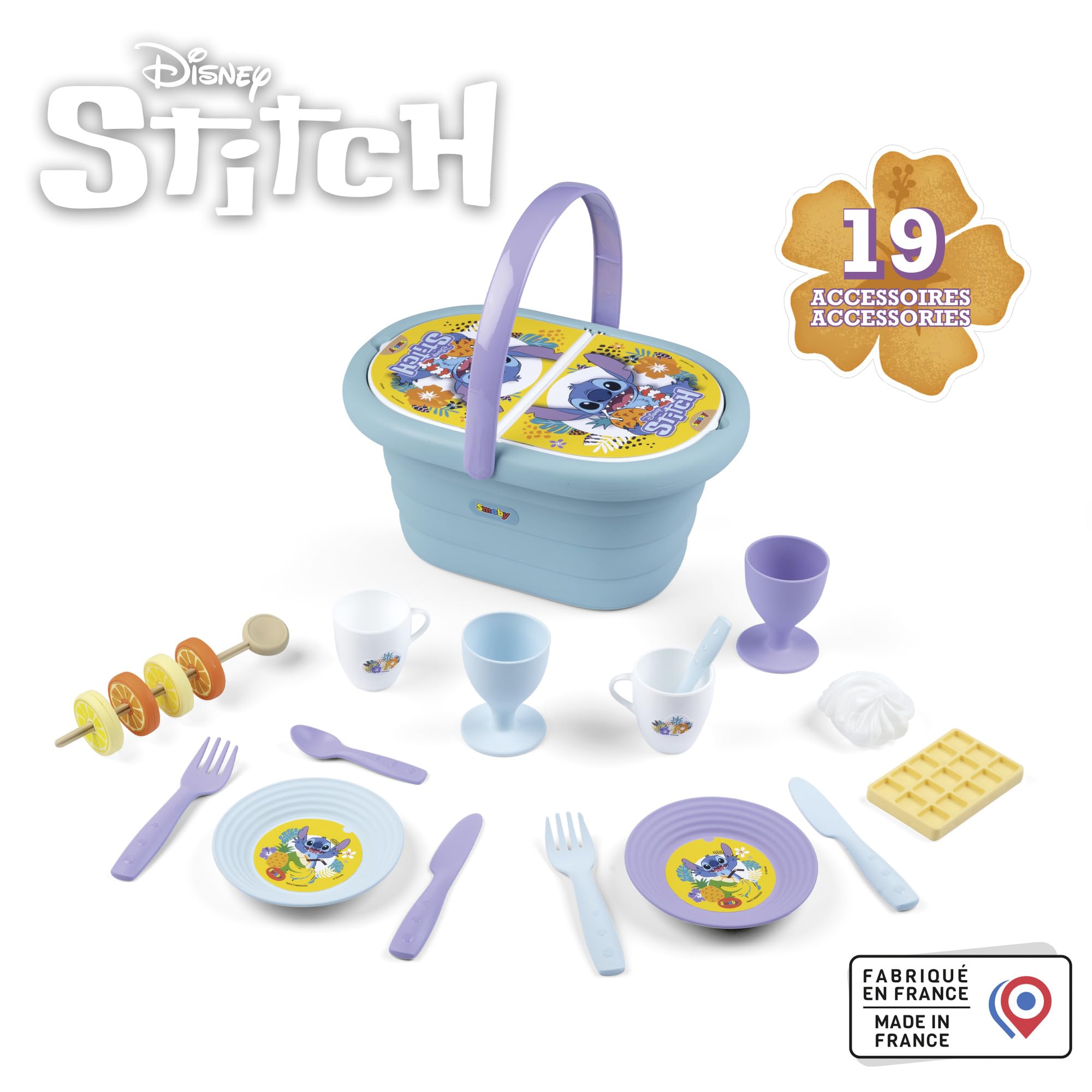 smoby-stitch-picknickkorb-19-tlg-spielset-ab-3-jahren image 2
