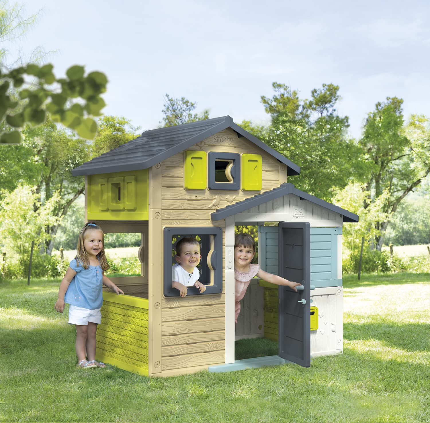 smoby-life-friends-haus-evo-gartenhaus-kunststoff-mit-briefkasten image 3