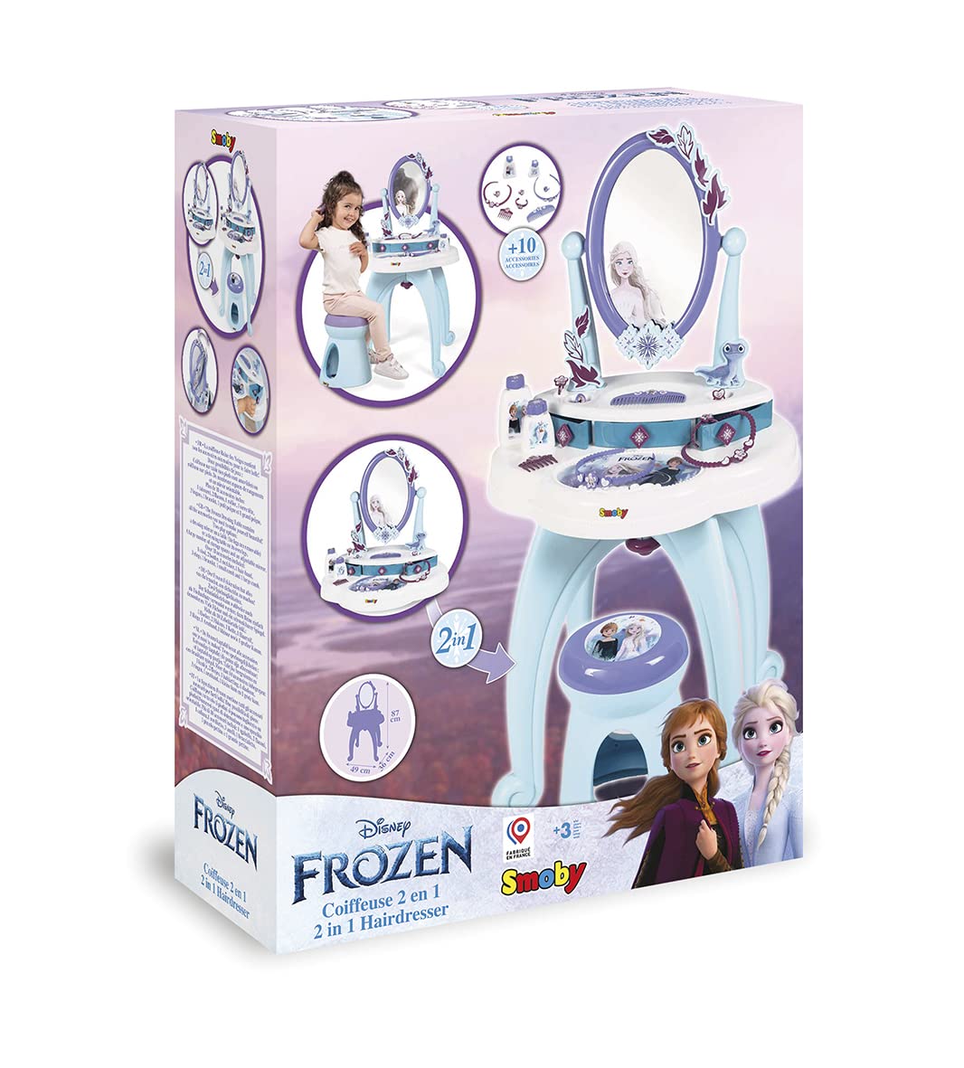 smoby-disney-frozen-frisiersalon-schminktisch-mit-spiegel-ab-3-j image 2