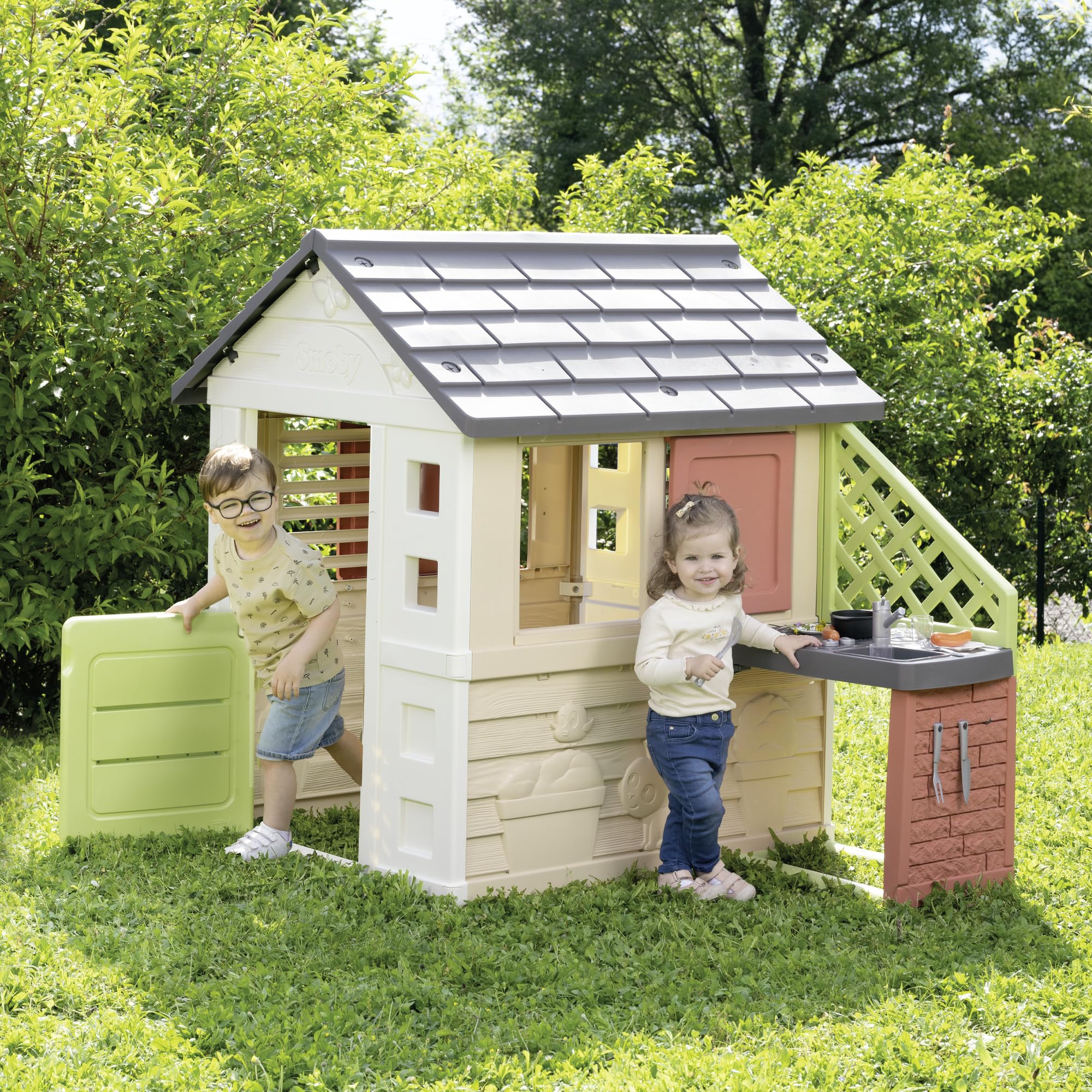 smoby-life-natura-spielhaus-145-cm-mit-k-che-und-zubeh-r image 5